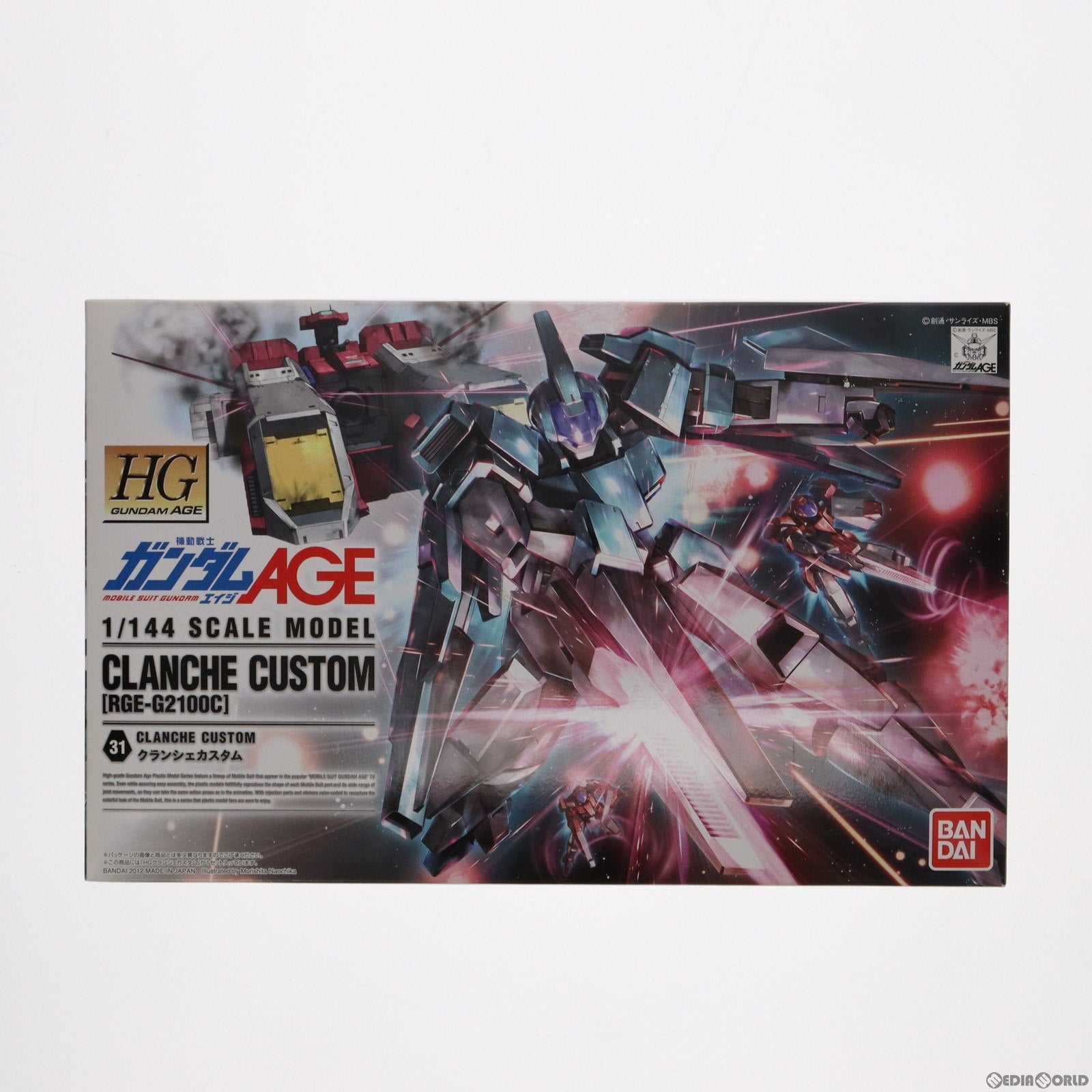 【中古即納】[PTM] HG 1/144 クランシェカスタム 機動戦士ガンダムAGE(エイジ) シリーズNo.31 プラモデル バンダイ(20171202)