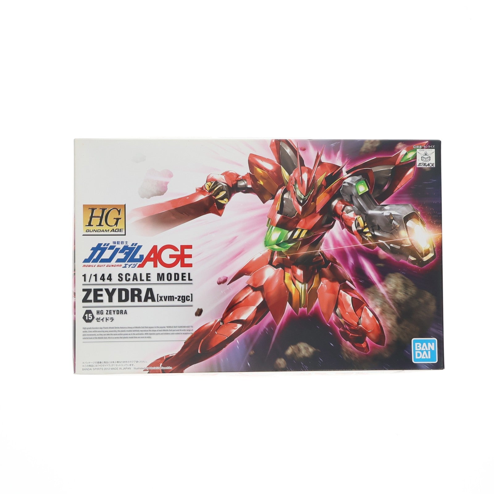 【中古即納】[PTM] HG 1/144 xvm-zgc ゼイドラ 機動戦士ガンダムAGE(エイジ) プラモデル(5060367) バンダイスピリッツ(20200421)