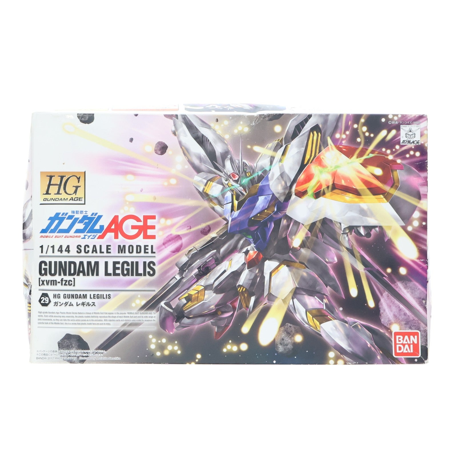 【中古即納】[PTM] HG 1/144 xvm-fzc ガンダムレギルス 機動戦士ガンダムAGE(エイジ) プラモデル(0178382) バンダイ(20200430)