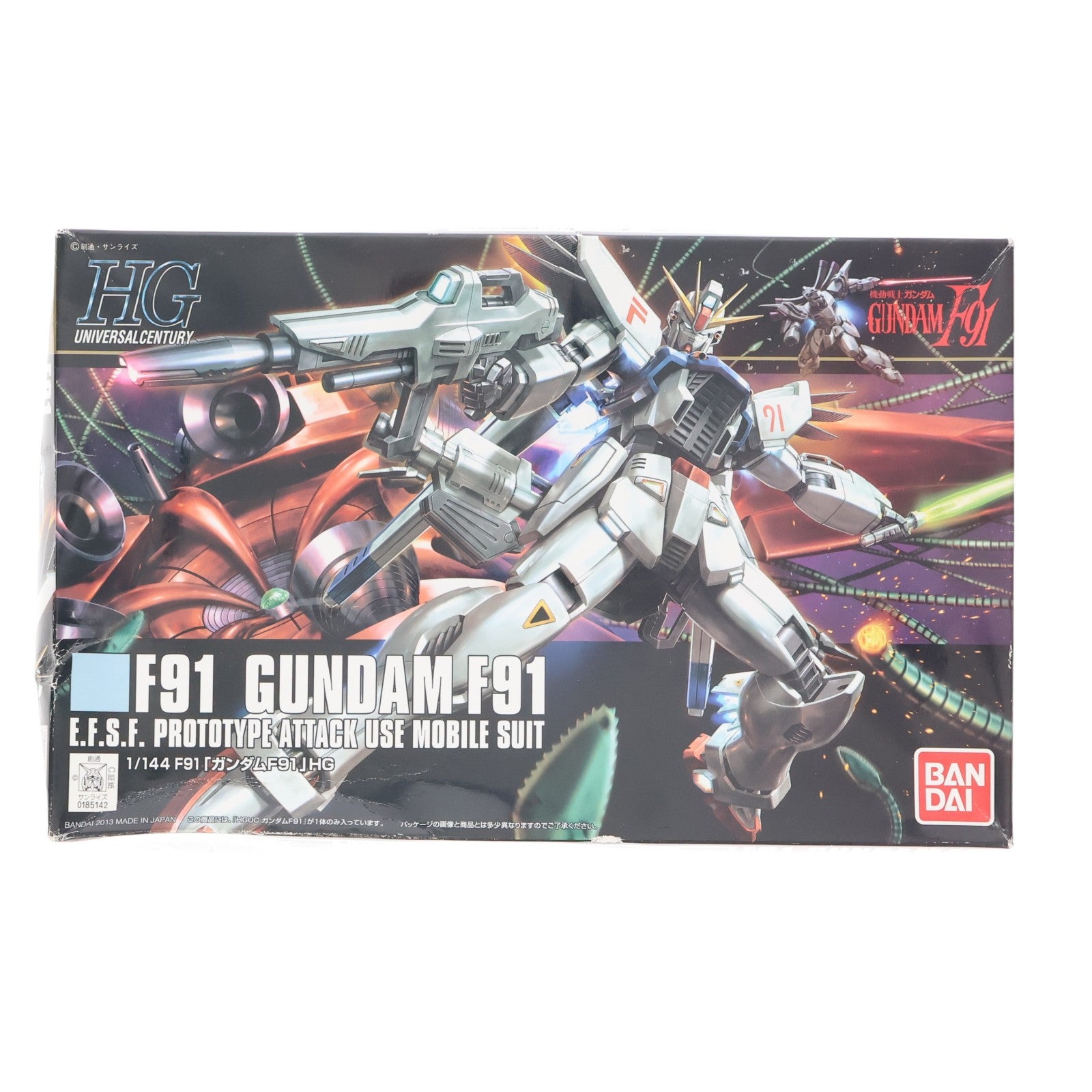 【中古即納】[PTM] HGUC 1/144 ガンダムF91 機動戦士ガンダムF91 プラモデル(0185142) バンダイ(20131231)