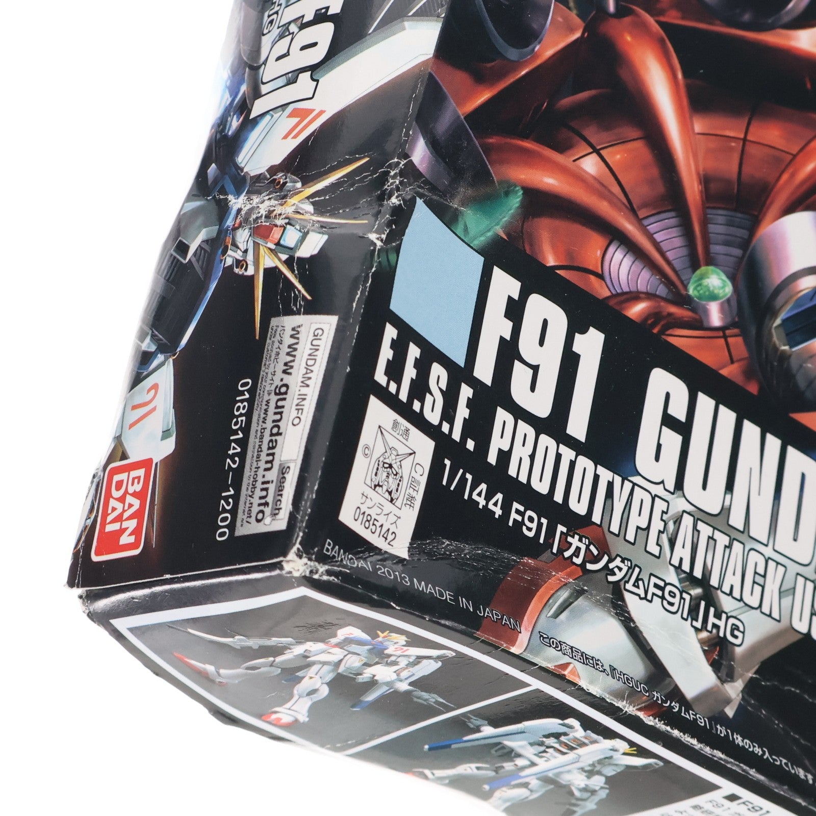 【中古即納】[PTM] HGUC 1/144 ガンダムF91 機動戦士ガンダムF91 プラモデル(0185142) バンダイ(20131231)