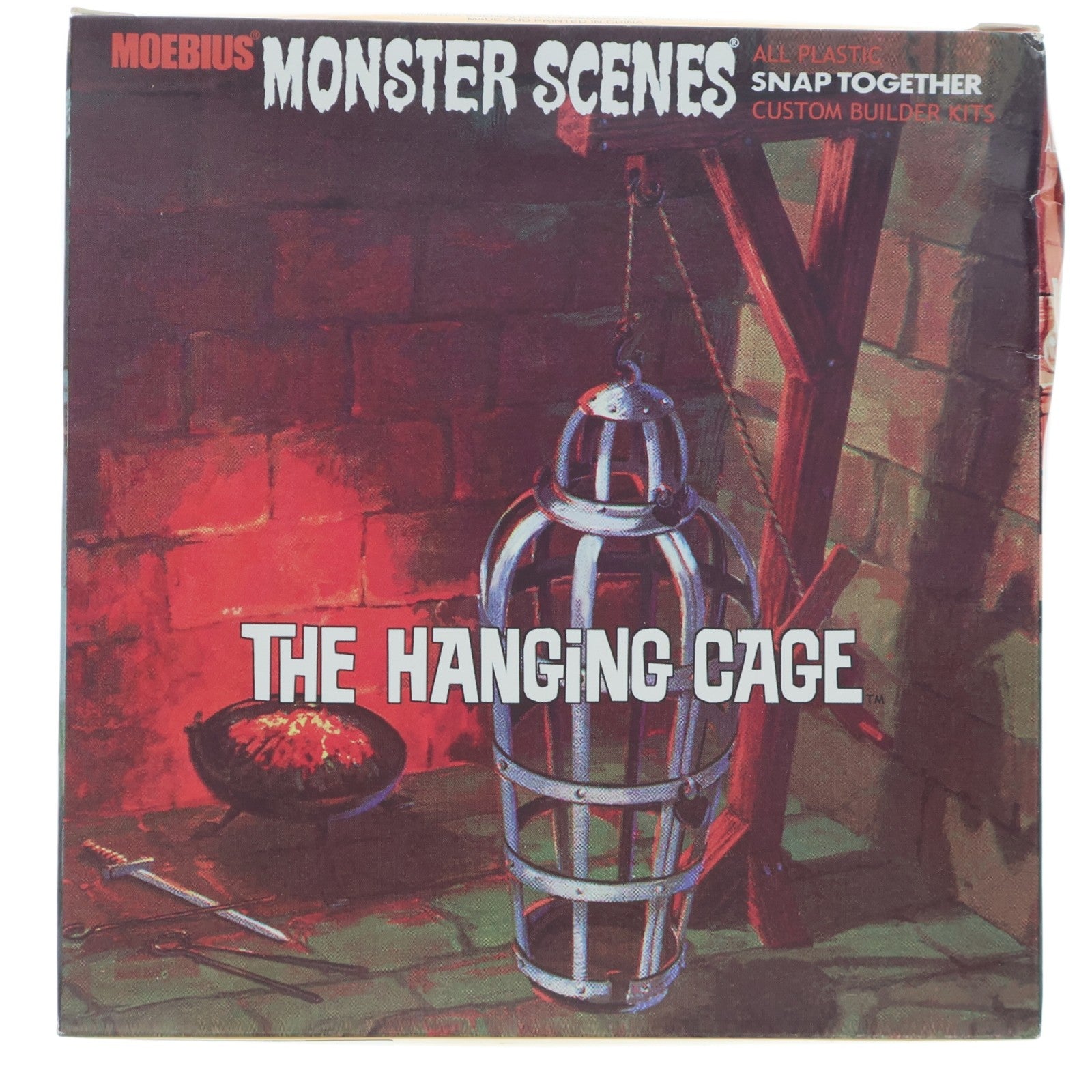 【中古即納】[PTM] モンスターシーン 1/13 THE HANGING GAGE(ハンギング・ケージ) プラモデル(637) メビウスモデル(20081231)