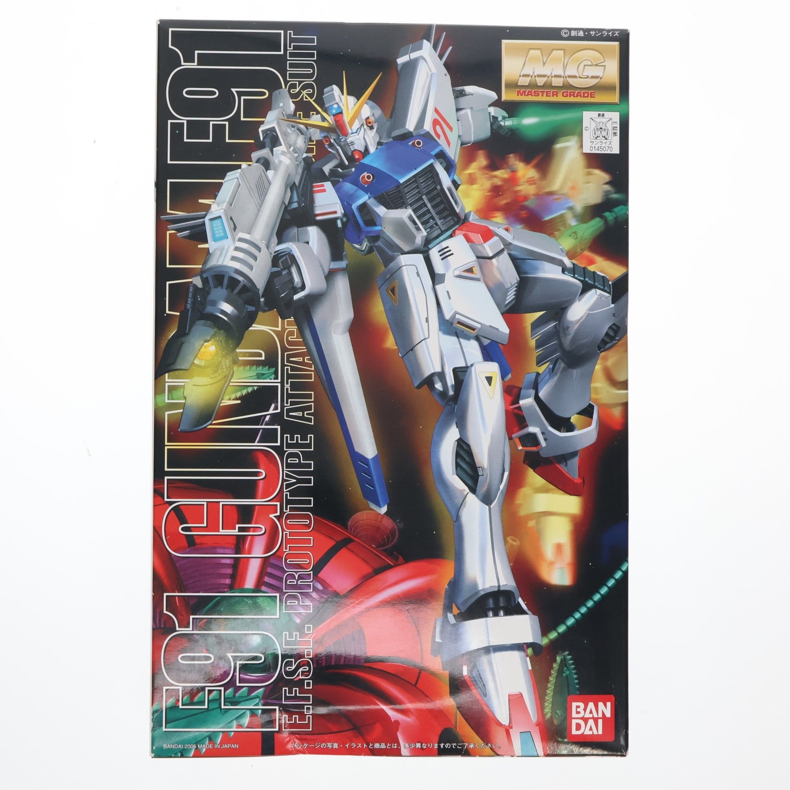 【中古即納】[PTM] MG 1/100 F91 ガンダムF91 機動戦士ガンダムF91 プラモデル(0145070) バンダイ(20131025)