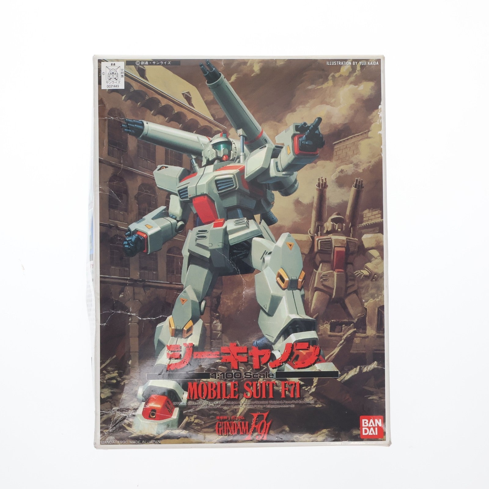 【中古即納】[PTM] 1/100 ジーキャノン F71 機動戦士ガンダム F91 プラモデル バンダイ(20180302)