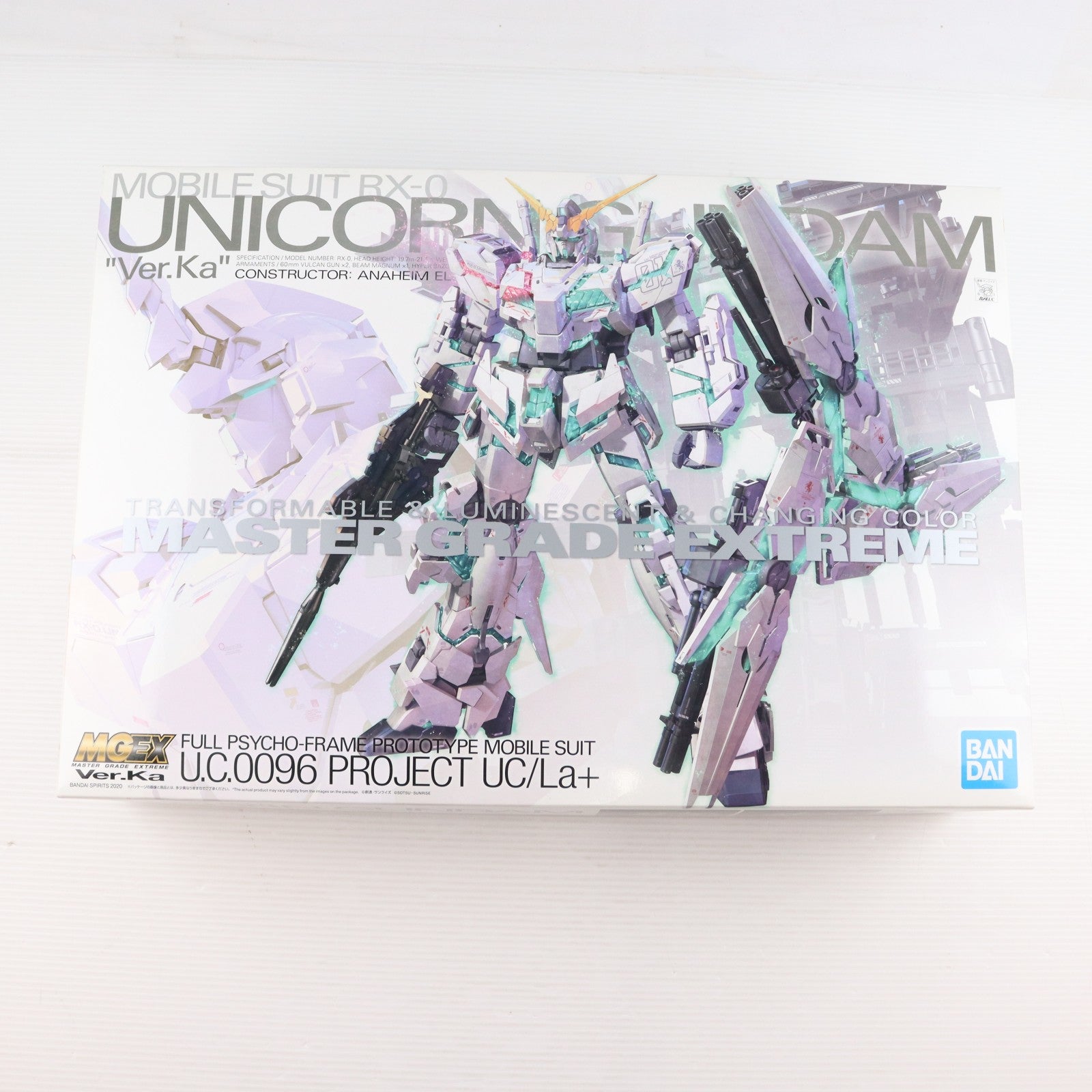 【中古即納】[PTM] (再販) MGEX 1/100 RX-0 ユニコーンガンダム Ver.Ka 機動戦士ガンダムUC(ユニコーン) プラモデル(5060277) バンダイスピリッツ(20241231)