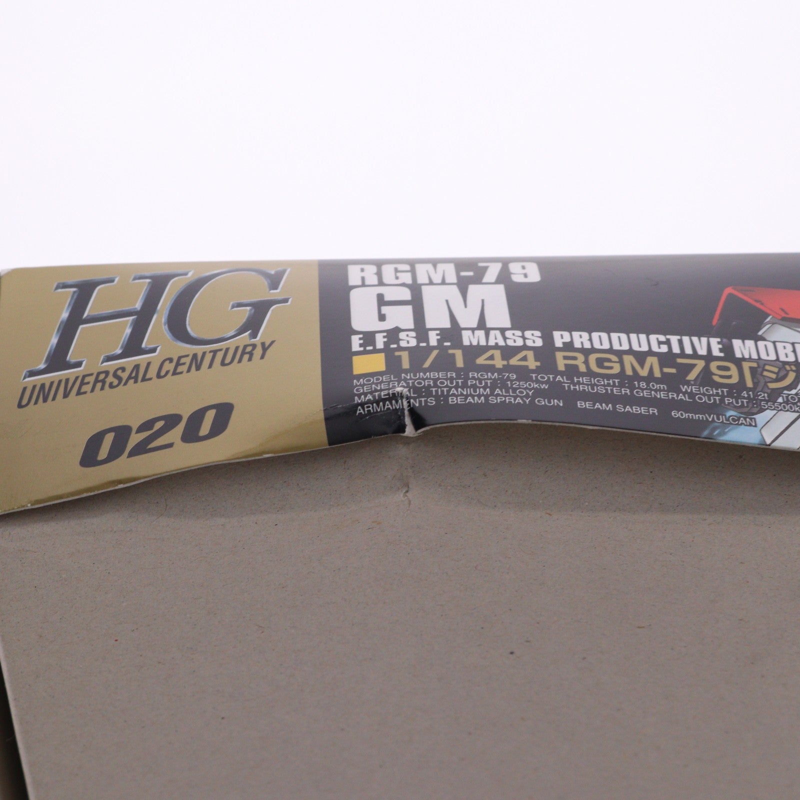 【中古即納】[PTM] HGUC 1/144 RGM-79 ジム 機動戦士ガンダム プラモデル(0101787) バンダイ(20090831)