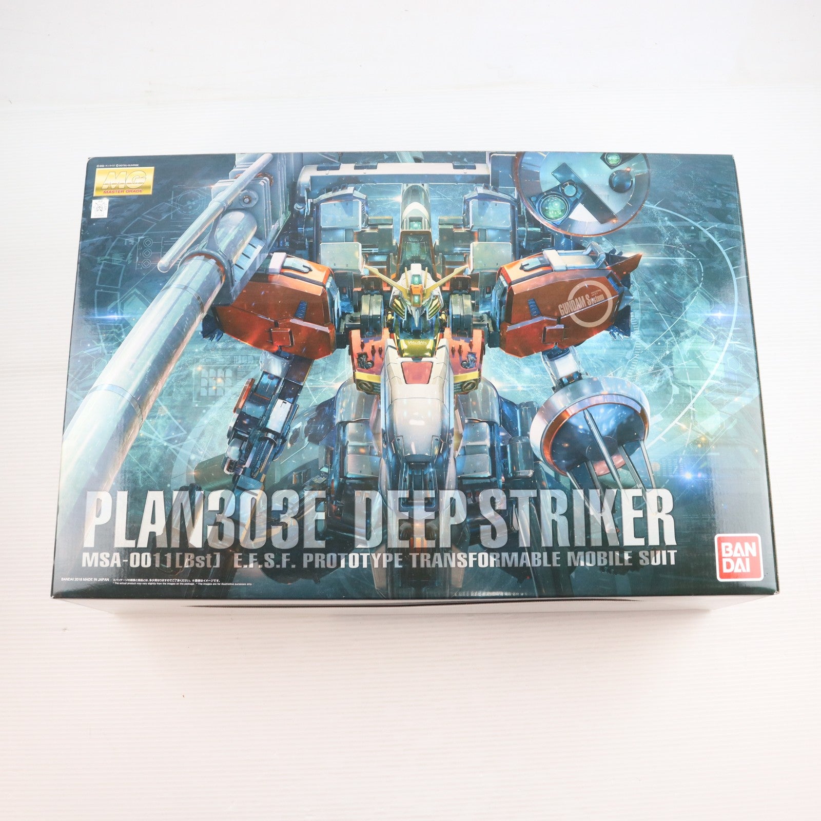 【中古即納】[PTM] MG 1/100 MSA-0011[Bst] PLAN303E ディープストライカー ガンダム・センチネル プラモデル(0224034) バンダイ(20180317)