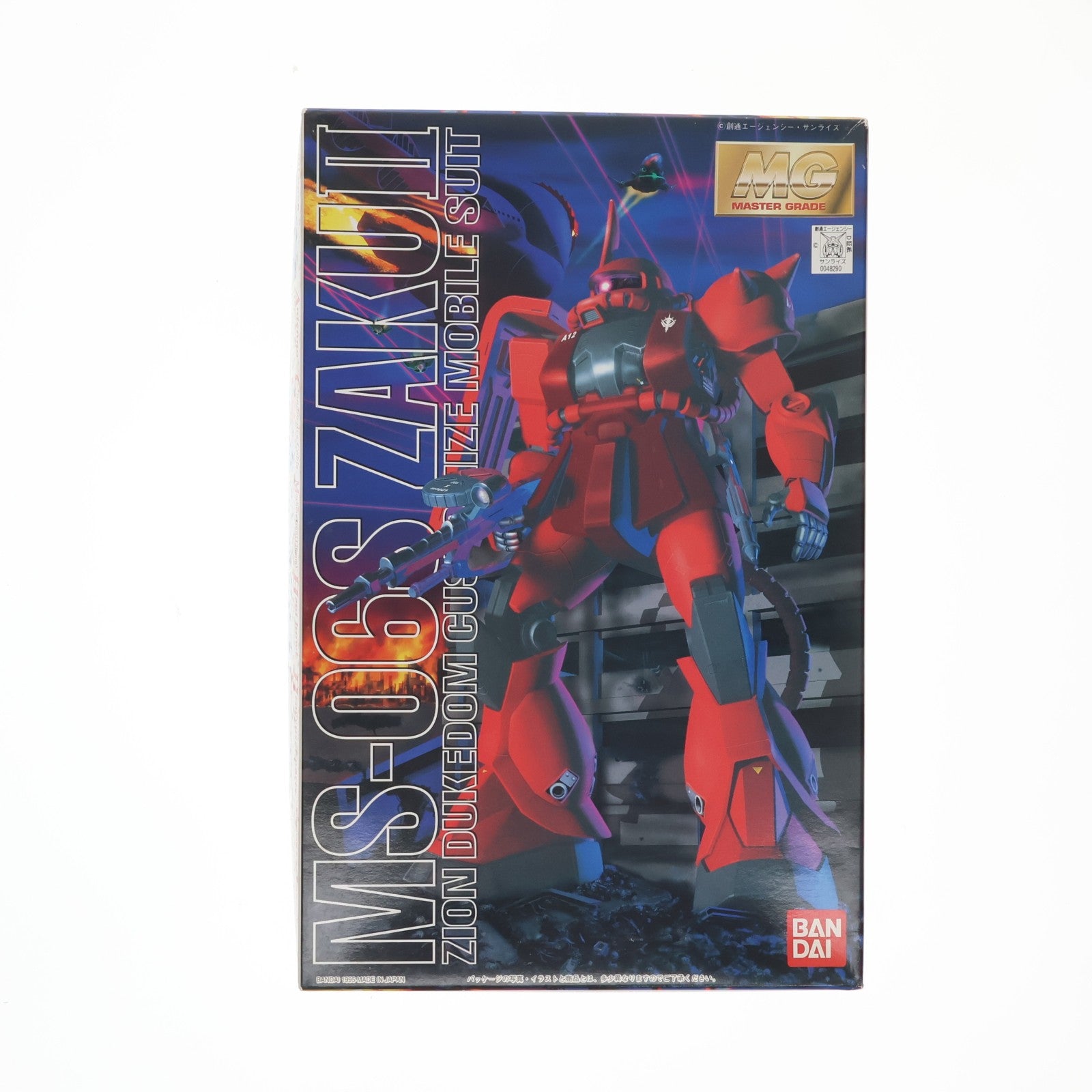 【中古即納】[PTM] MG 1/100 MS-06S シャア・アズナブル専用 ザクII 機動戦士ガンダム プラモデル(0048290) バンダイ(20170802)