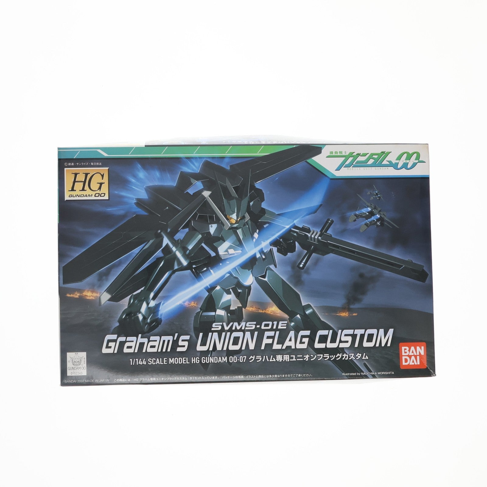 【中古即納】[PTM] HG 1/144 SVMS-01E グラハム専用ユニオンフラッグカスタム 機動戦士ガンダム00(ダブルオー) プラモデル(0152243) バンダイ(20180531)