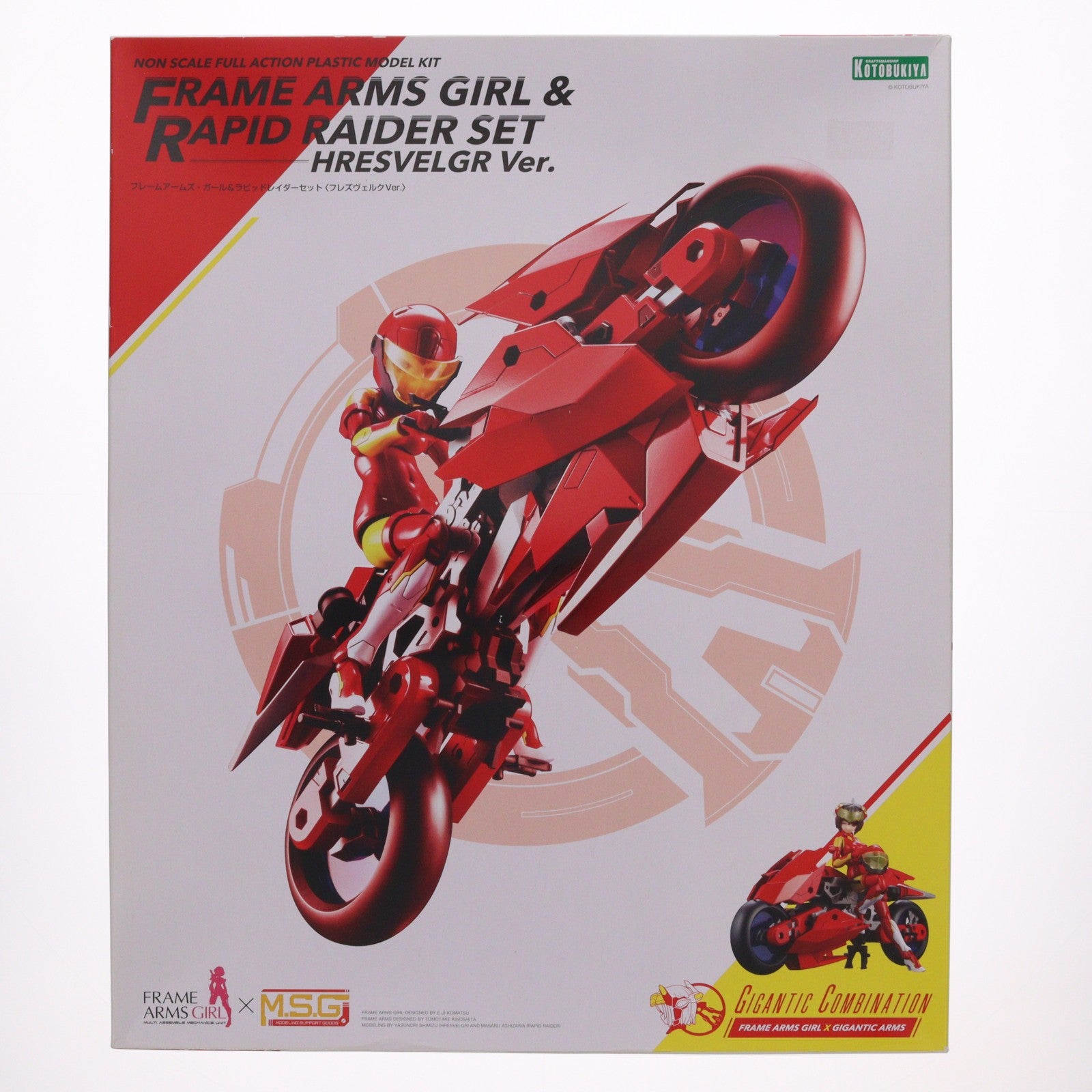 【中古即納】[PTM] フレームアームズ・ガール&ラピッドレイダーセット フレズヴェルクVer. プラモデル(FG048) コトブキヤ(20180825)
