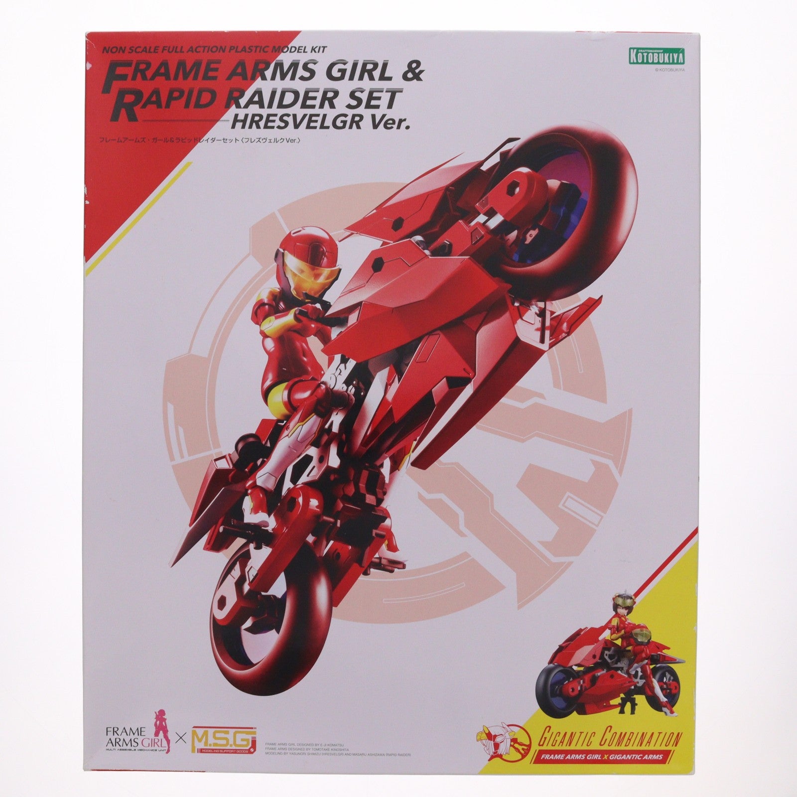 【中古即納】[PTM] フレームアームズ・ガール&ラピッドレイダーセット フレズヴェルクVer. プラモデル(FG048) コトブキヤ(20180825)