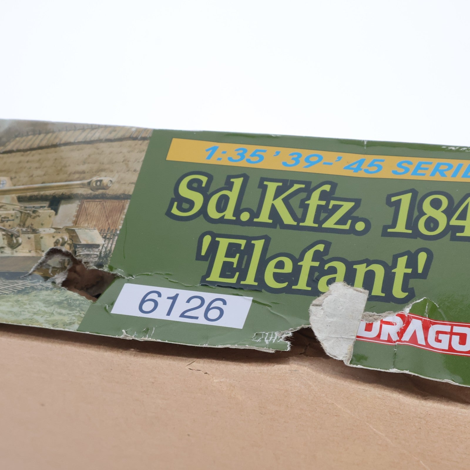 【中古即納】[PTM] 1/35 WW.II ドイツ軍 Sd.Kfz.184 エレファント重駆逐戦車 プラモデル(DR6126) DRAGON(ドラゴン)(20160420)