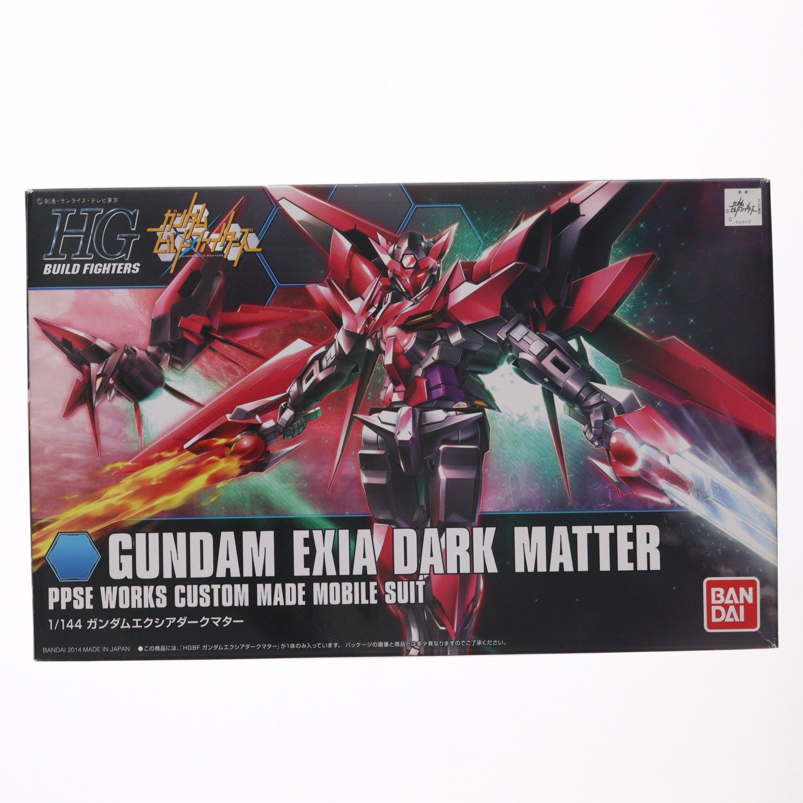 【中古即納】[PTM] HGBF 1/144 PPGN-001 ガンダムエクシアダークマター ガンダムビルドファイターズ プラモデル(0186524) バンダイ(20140322)