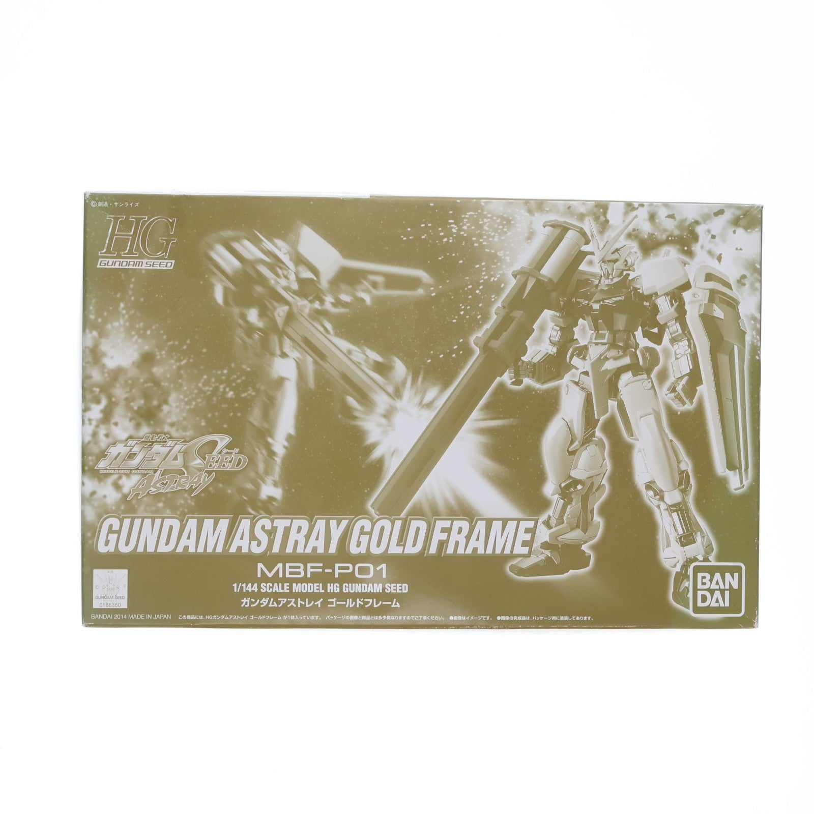【中古即納】[PTM] プレミアムバンダイ限定 HG 1/144 MBF-P01 ガンダムアストレイ ゴールドフレーム 機動戦士ガンダムSEED ASTRAY(シード アストレイ) プラモデル(0186360) バンダイ(20140117)