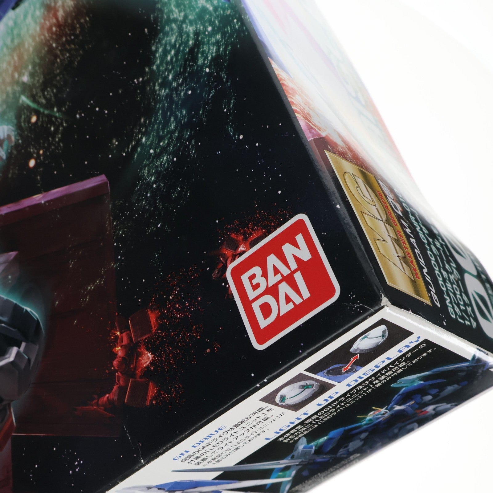 【中古即納】[PTM] MG 1/100 GN-0000+GNR-010 ダブルオーライザー 機動戦士ガンダム00(ダブルオー) プラモデル(0169914) バンダイ(20210920)