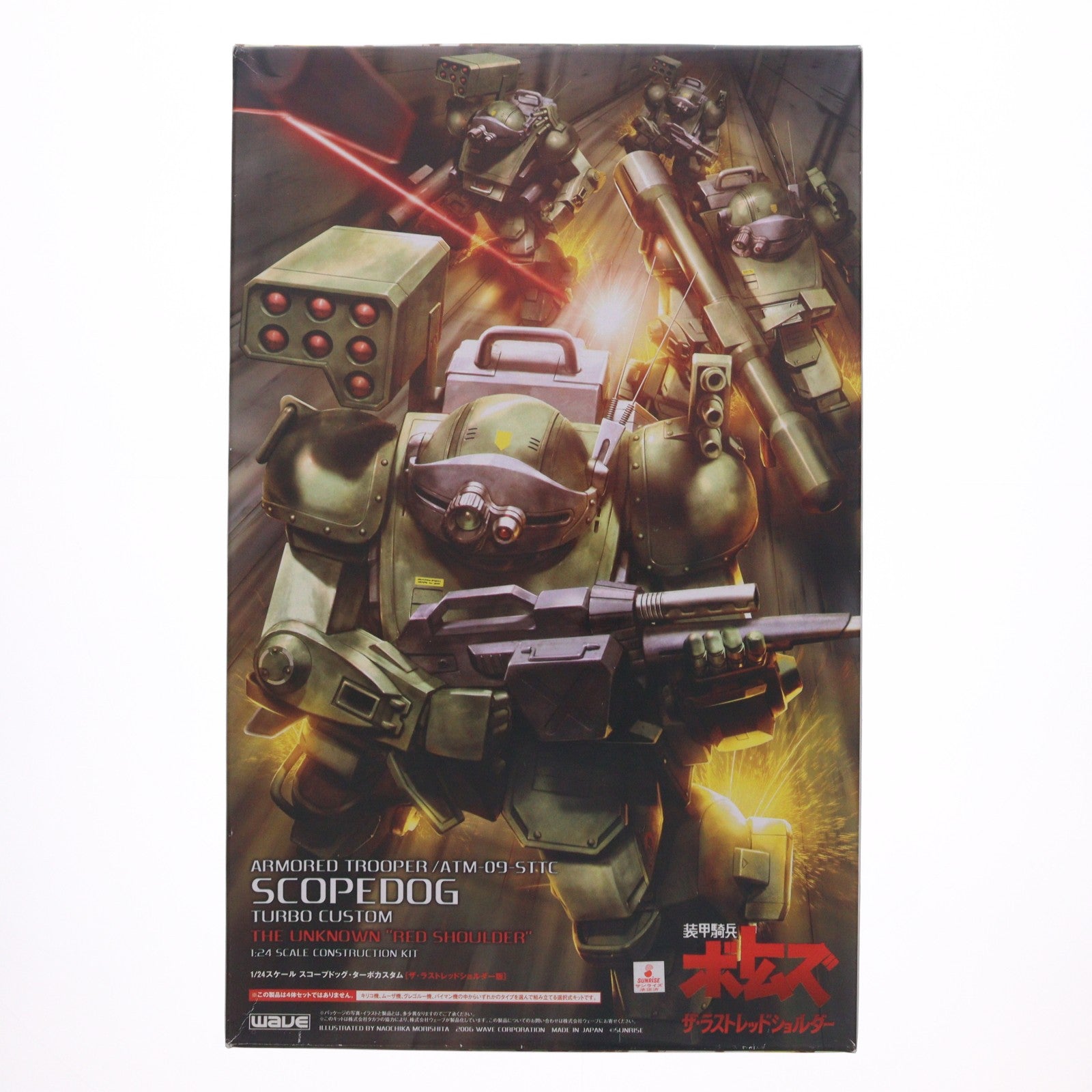 【中古即納】[PTM] 1/24 スコープドッグ・ターボカスタム ザ・ラストレッドショルダー版 装甲騎兵ボトムズ ザ・ラストレッドショルダー プラモデル(BK-94) ウェーブ(WAVE)(20111031)
