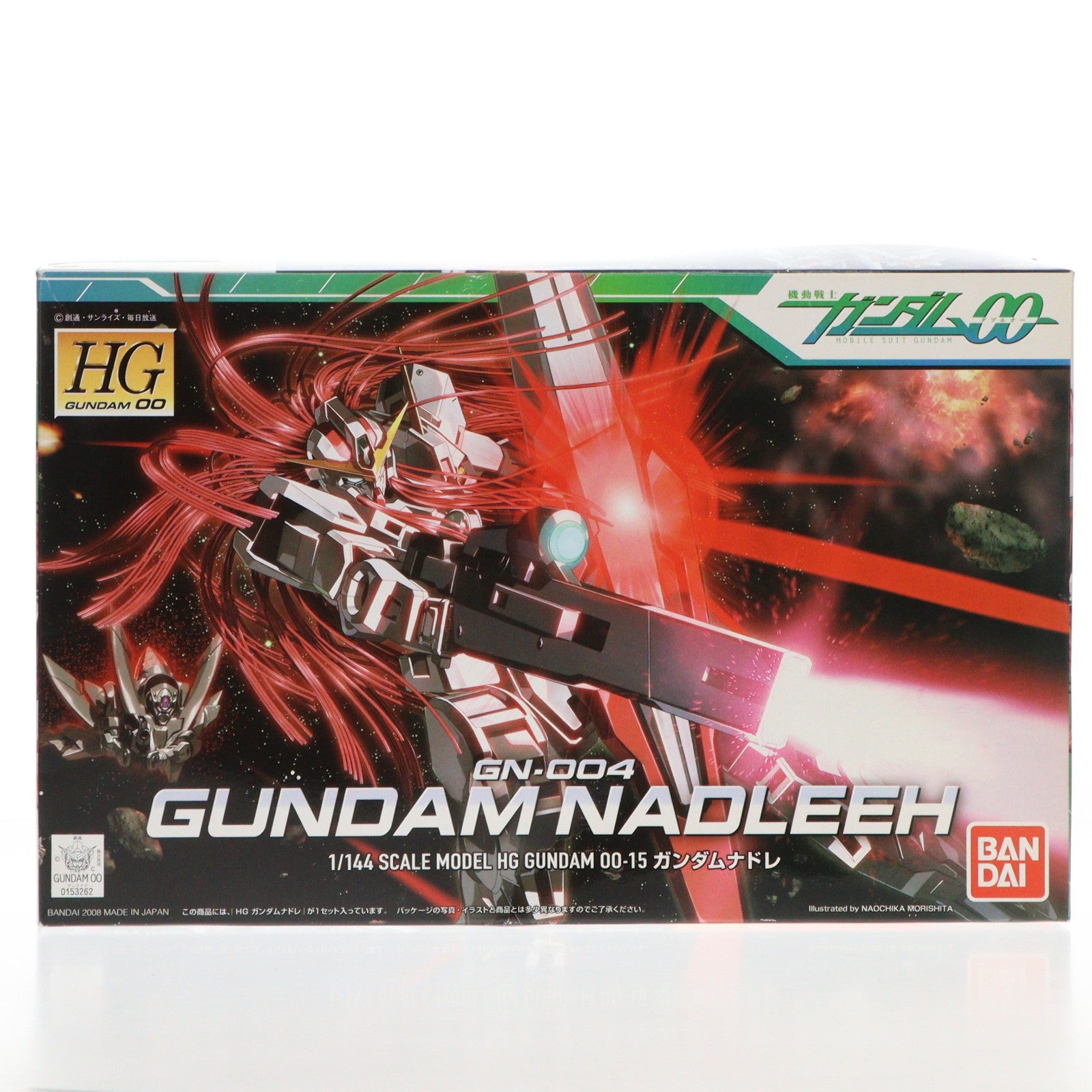 【中古即納】[PTM] HG 1/144 ガンダムナドレ 機動戦士ガンダム00(ダブルオー) プラモデル(0153262) バンダイ(20190531)