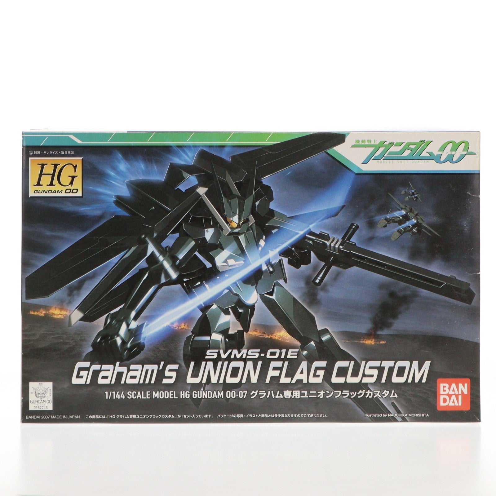【中古即納】[PTM] HG 1/144 SVMS-01E グラハム専用ユニオンフラッグカスタム 機動戦士ガンダム00(ダブルオー) プラモデル(0152243) バンダイ(20180531)