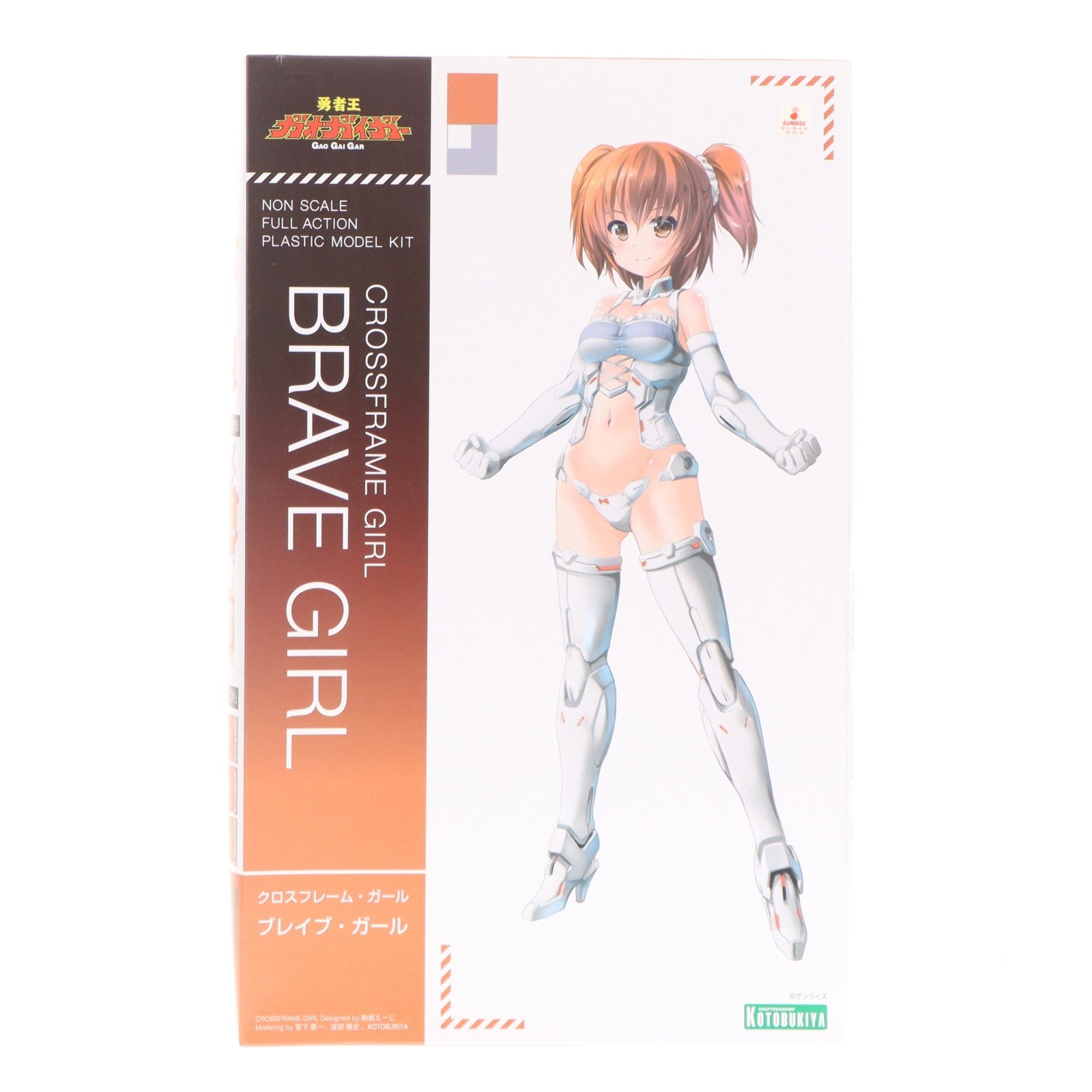 【中古即納】[PTM] フレームアームズ・ガール クロスフレーム・ガール ブレイブ・ガール 勇者王ガオガイガー プラモデル(CG005) コトブキヤ(20200131)