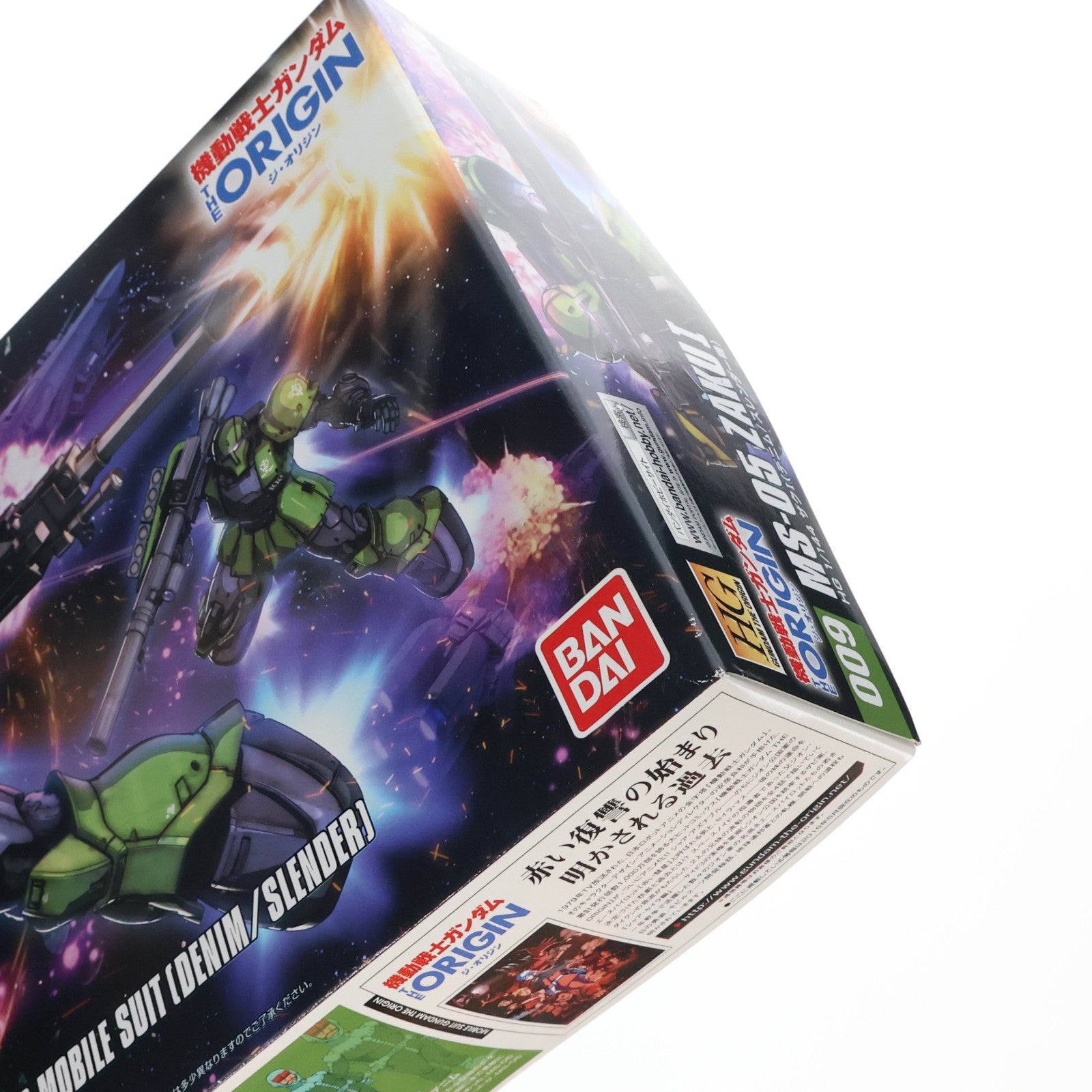 【中古即納】[PTM] HG 1/144 MS-05 ザクI(デニム/スレンダー機) 機動戦士ガンダム THE ORIGIN(ジ・オリジン) プラモデル(0206316) バンダイ(20181031)