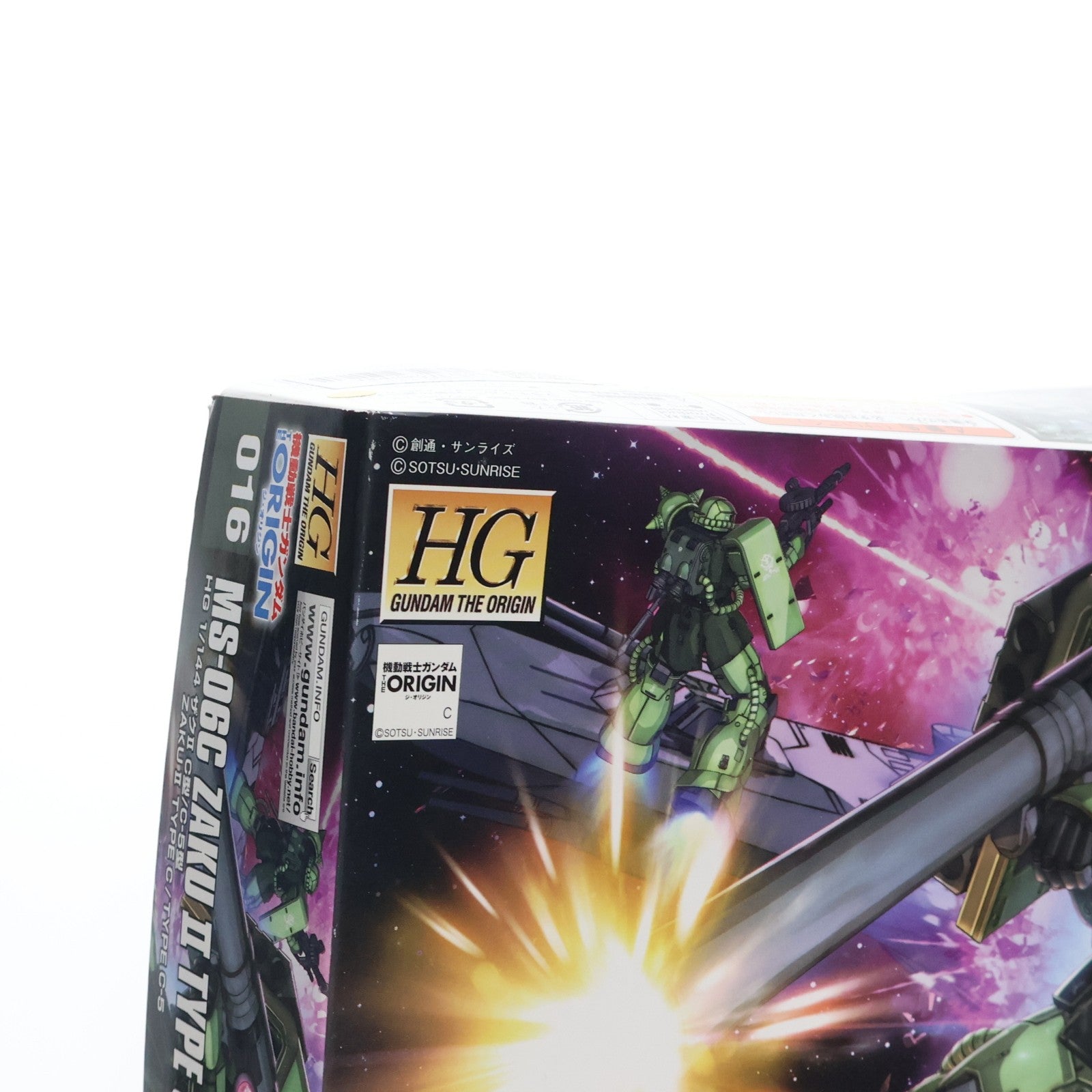 【中古即納】[PTM] HG 1/144 MS-06C ザクII C型/C-5型 機動戦士ガンダム THE ORIGIN(ジ・オリジン) プラモデル(0216745) バンダイ(20170902)