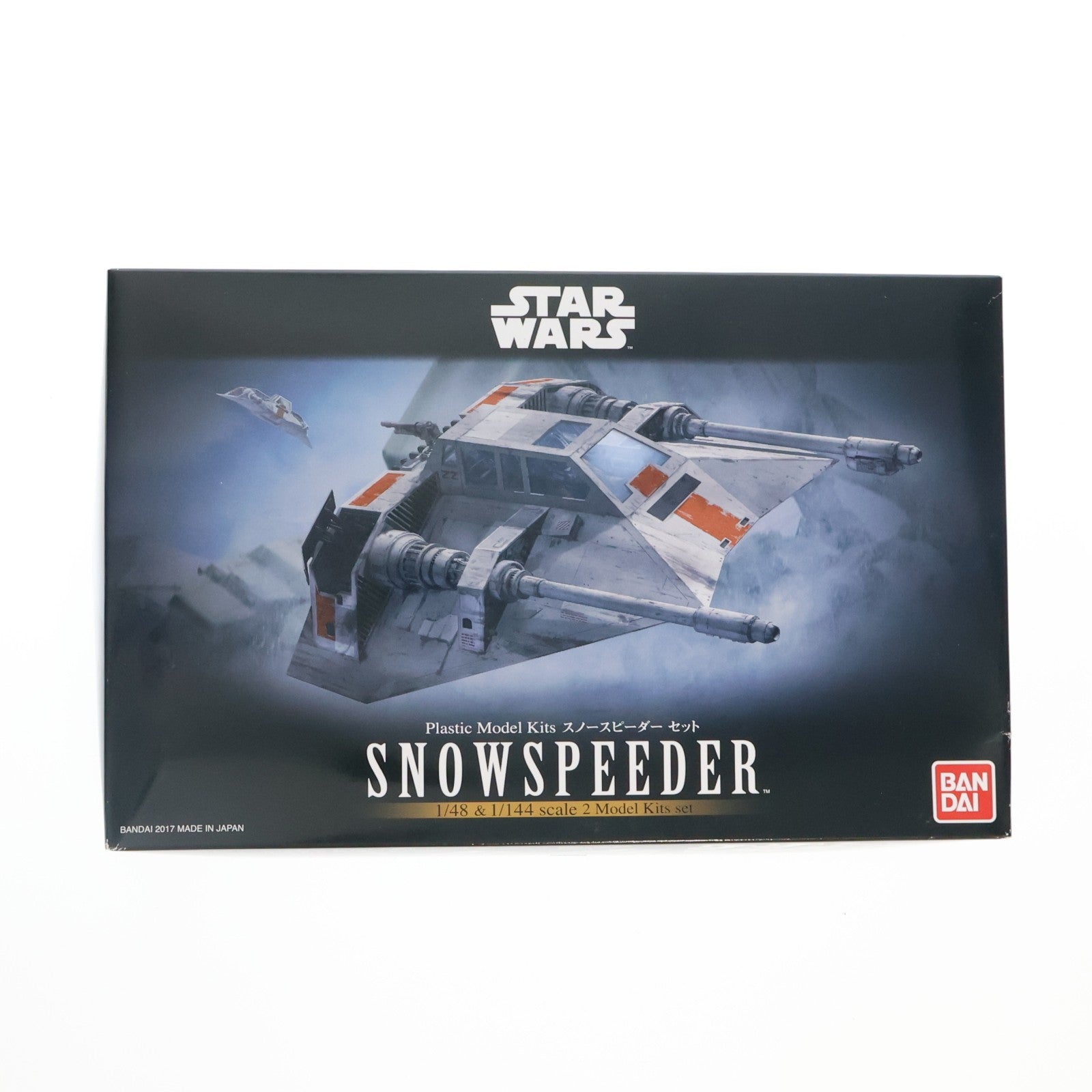 【中古即納】[PTM] 1/48&1/144 スノースピーダーセット(2機セット) STAR WARS(スター・ウォーズ) エピソード5/帝国の逆襲 プラモデル(0217734) バンダイ(20170527)