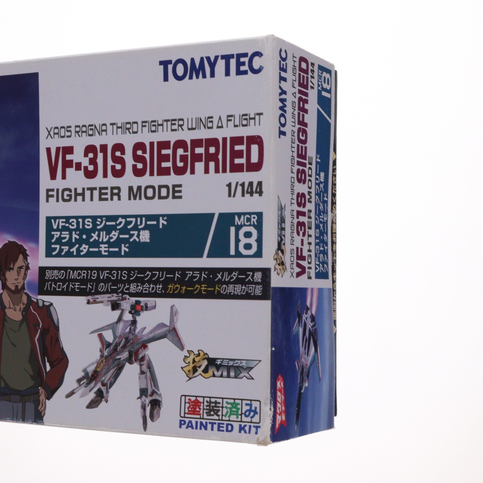 【中古即納】[PTM] マクロスモデラーズ×技MIX(ギミックス) 1/144 技MCR18 VF-31S ファイター マクロスΔ(デルタ) プラモデル トミーテック(20161126)