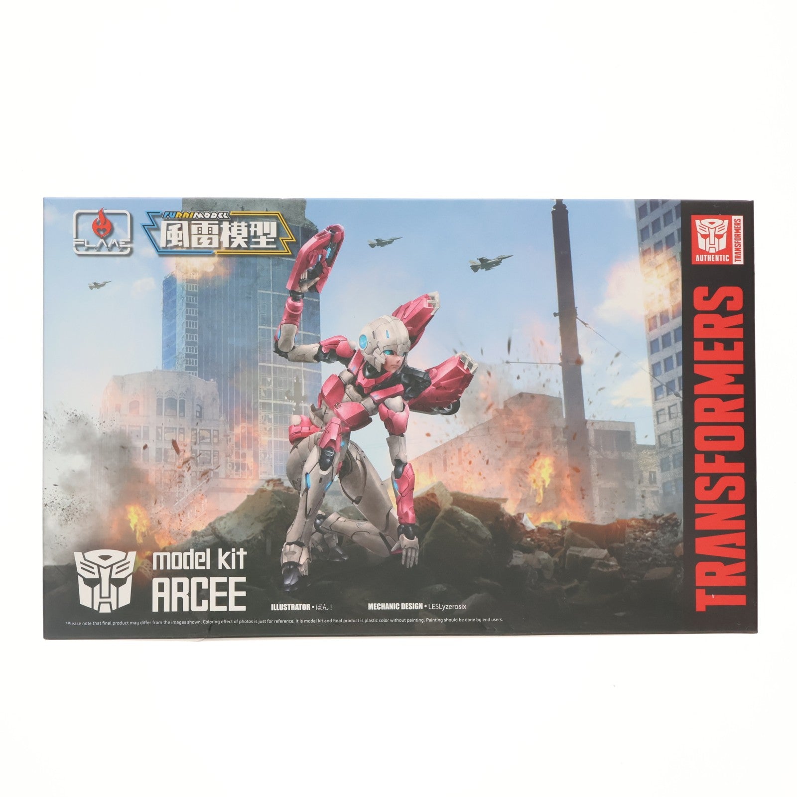 【中古即納】[PTM] 風雷模型シリーズ ARCEE(アーシー) トランスフォーマー プラモデル Flame Toys(フレイムトイズ)(20231231)