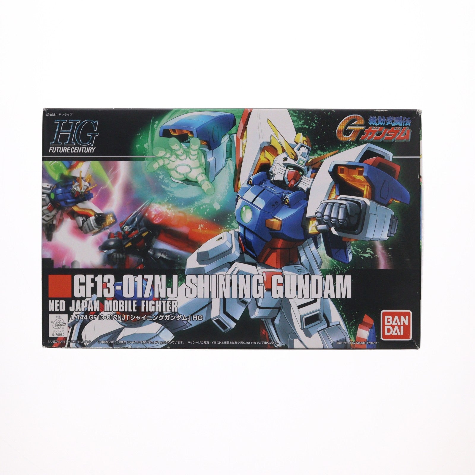【中古即納】[PTM] HGFC 1/144 シャイニングガンダム 機動武闘伝Gガンダム プラモデル バンダイ(20180824)