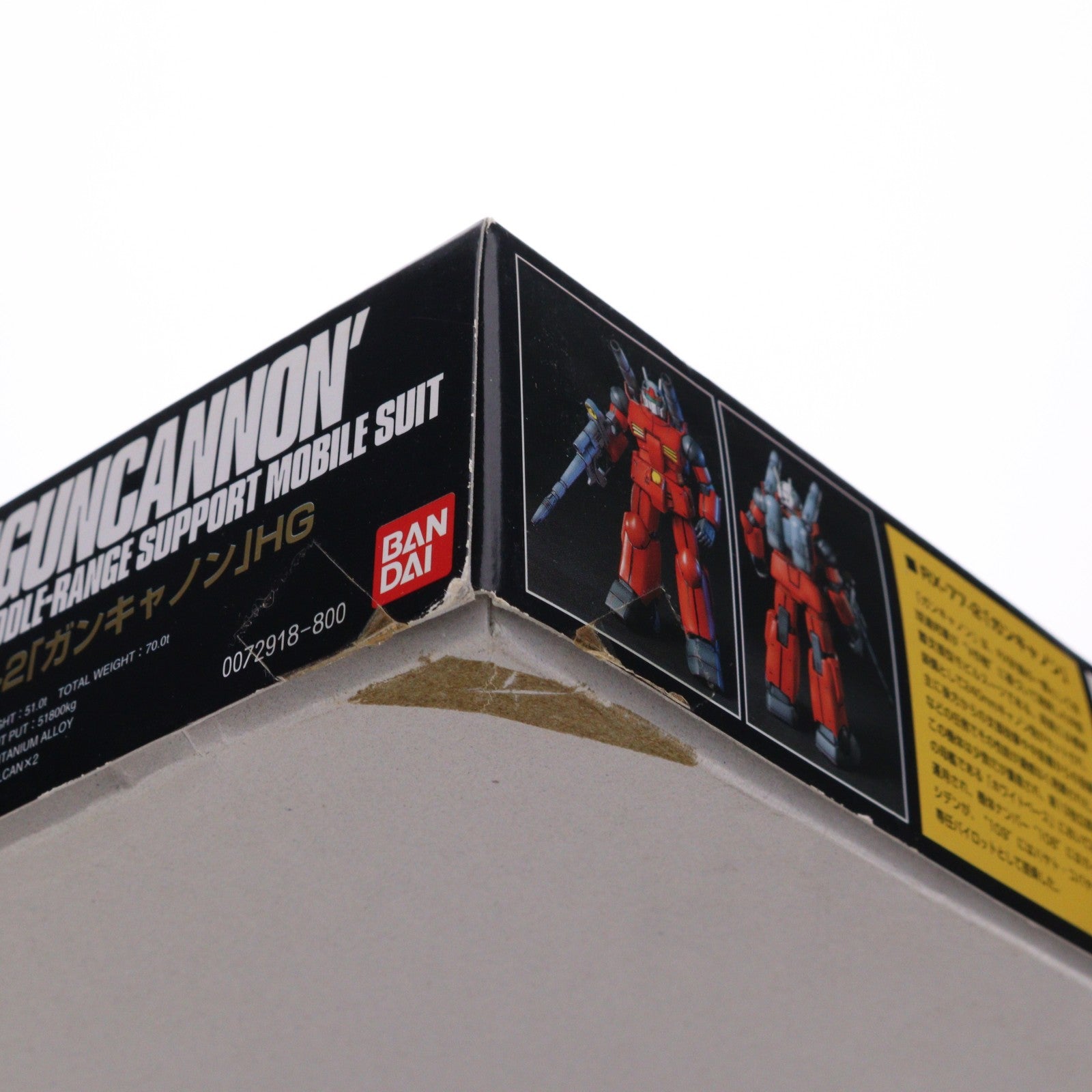 【中古即納】[PTM] HGUC 1/144 RX-77-2 ガンキャノン 機動戦士ガンダム プラモデル(0072918) バンダイ(20000917)