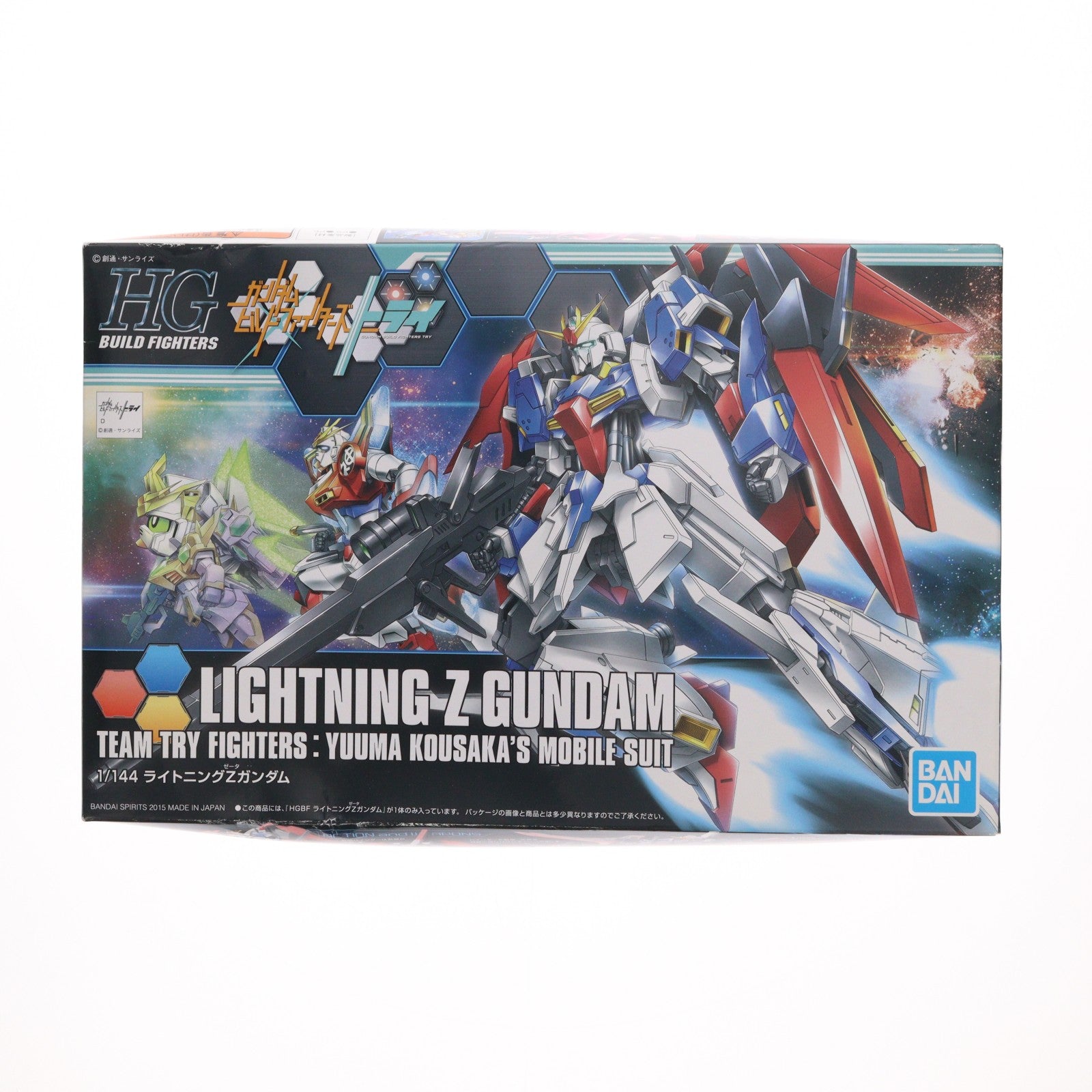 【中古即納】[PTM] (再販) HGBF 1/144 ライトニングZガンダム ガンダムビルドファイターズトライ プラモデル バンダイスピリッツ(20250430)