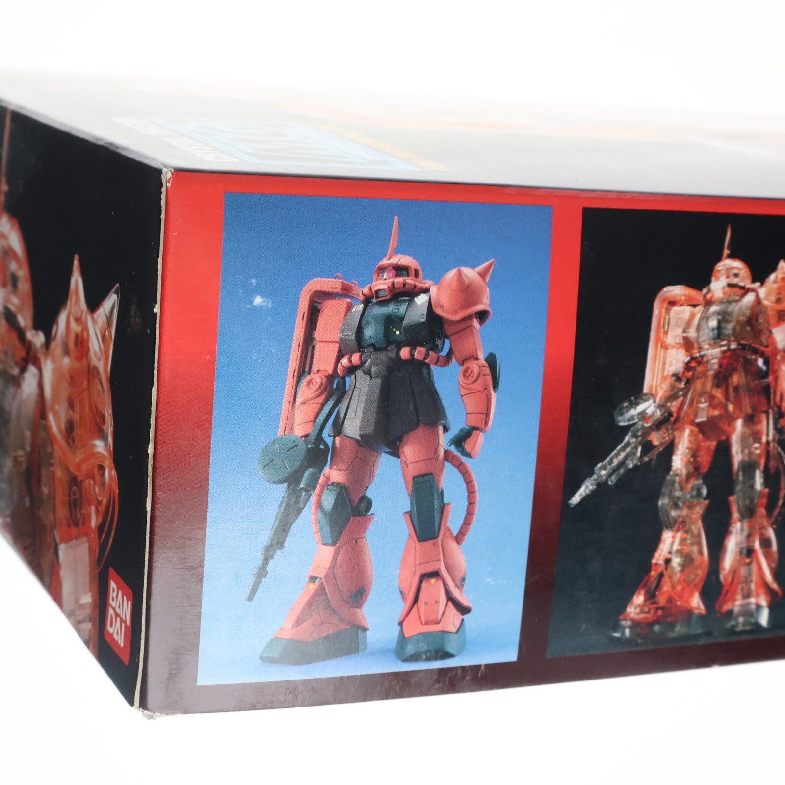 【中古即納】[PTM] MG 1/100 MS-06S シャア専用ザクII(クリスタルバージョン) 機動戦士ガンダム プラモデル(0055148) バンダイ(19961031)