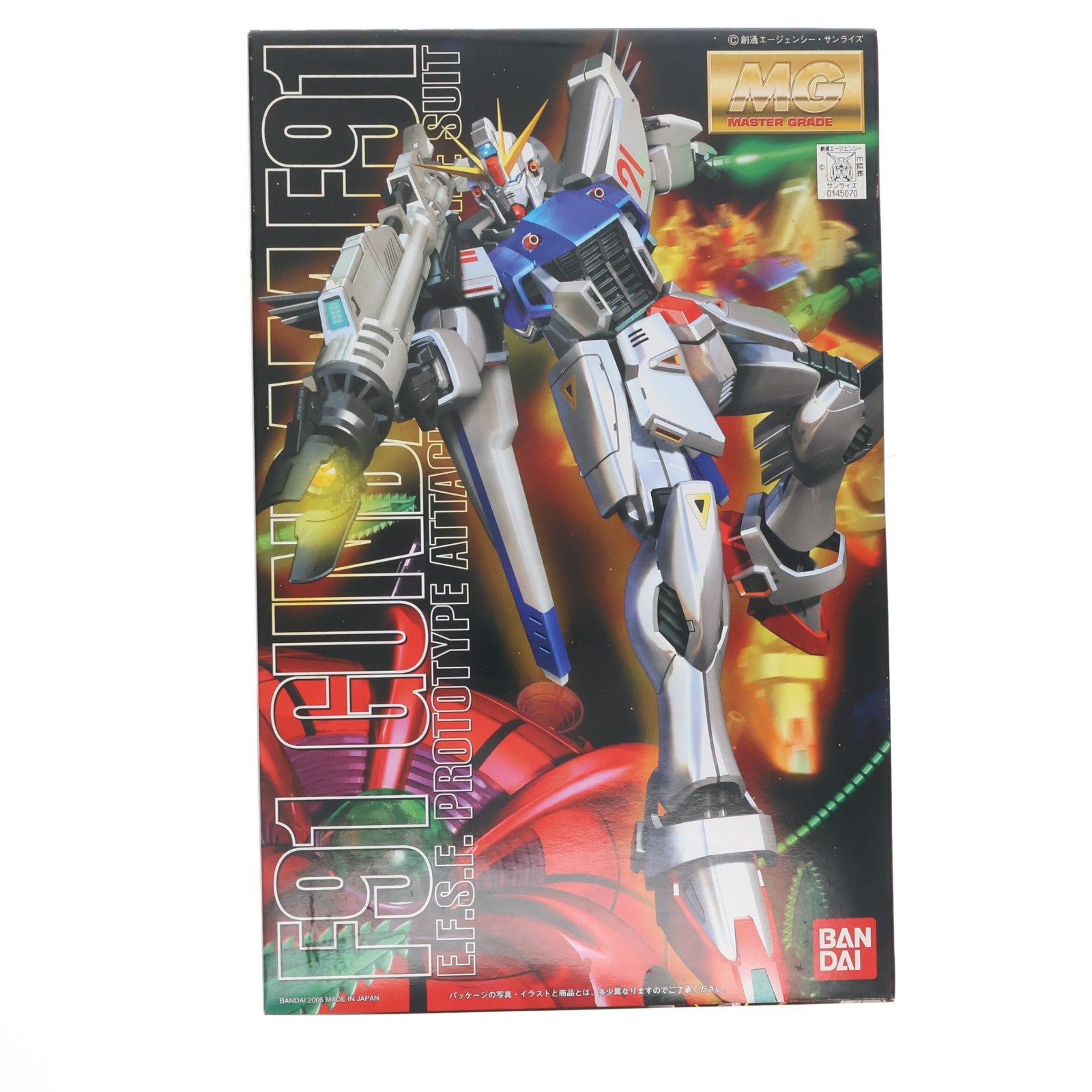 【中古即納】[PTM] MG 1/100 F91 ガンダムF91 機動戦士ガンダムF91 プラモデル(0145070) バンダイ(20131025)