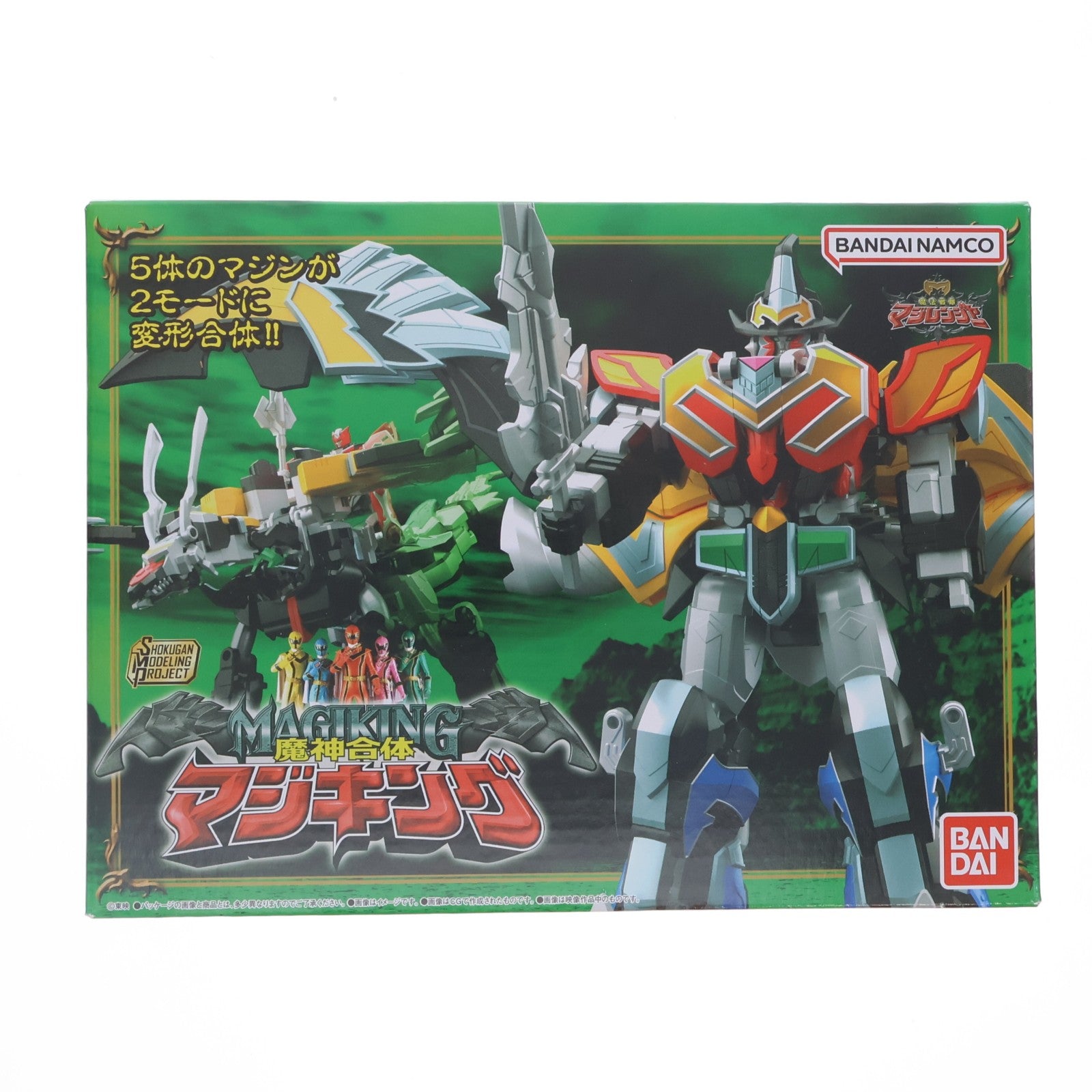 【中古即納】[PTM] (食玩) SMP[SHOKUGAN MODELING PROJECT] 魔神合体 マジキング 魔法戦隊マジレンジャー プラモデル バンダイ(20250623)