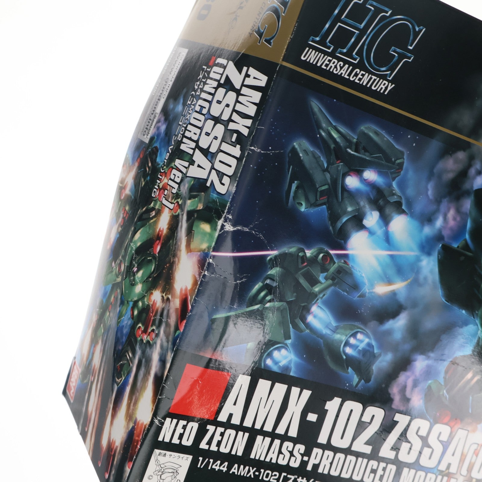 【中古即納】[PTM] HGUC 1/144 AMX-102 ズサ(ユニコーンVer.) 機動戦士ガンダムUC プラモデル(0190135) バンダイ(20140621)