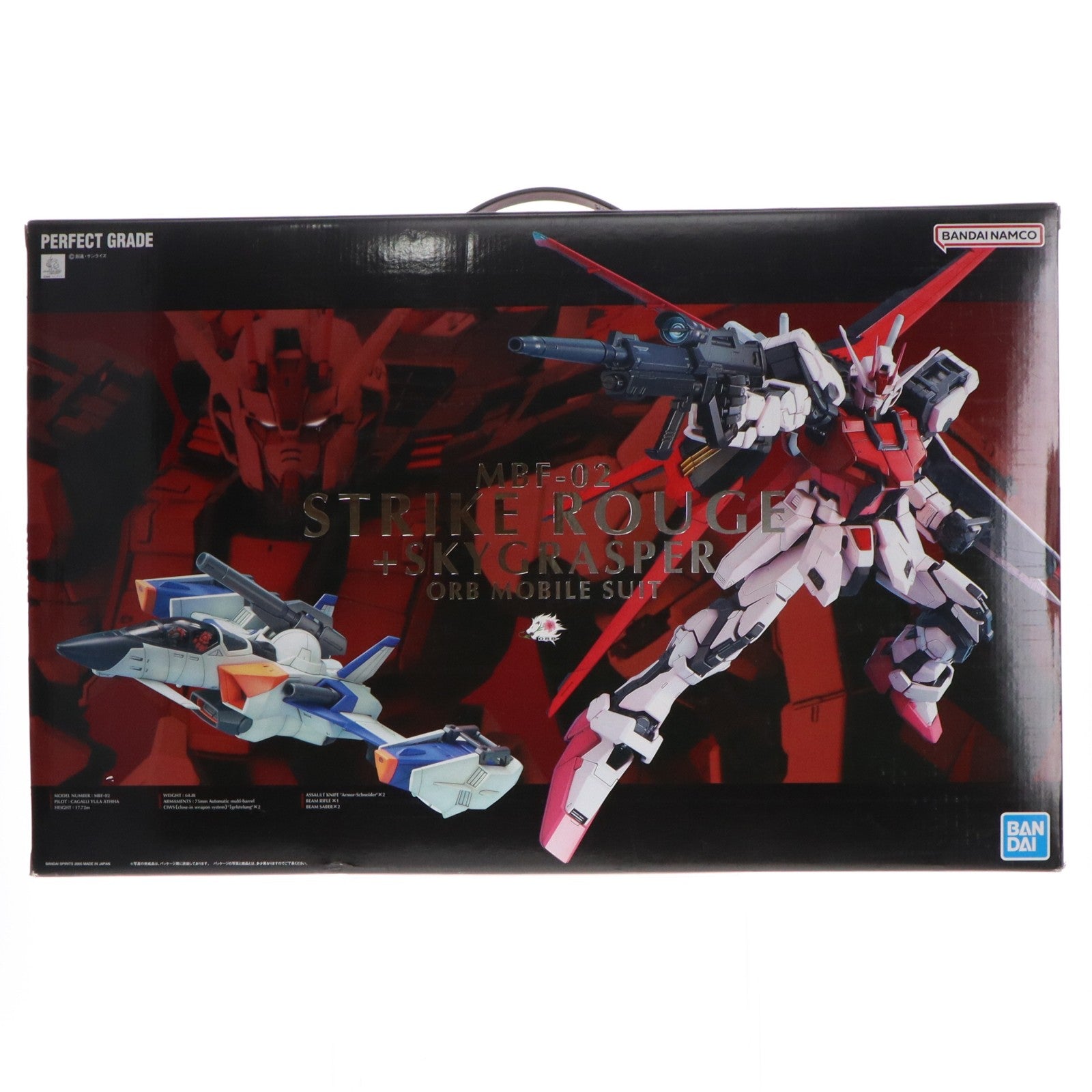 【中古即納】[PTM] (再販) PG 1/60 MBF-02 ストライクルージュ+スカイグラスパー 機動戦士ガンダムSEED(シード) プラモデル(5064234) バンダイスピリッツ(20241225)