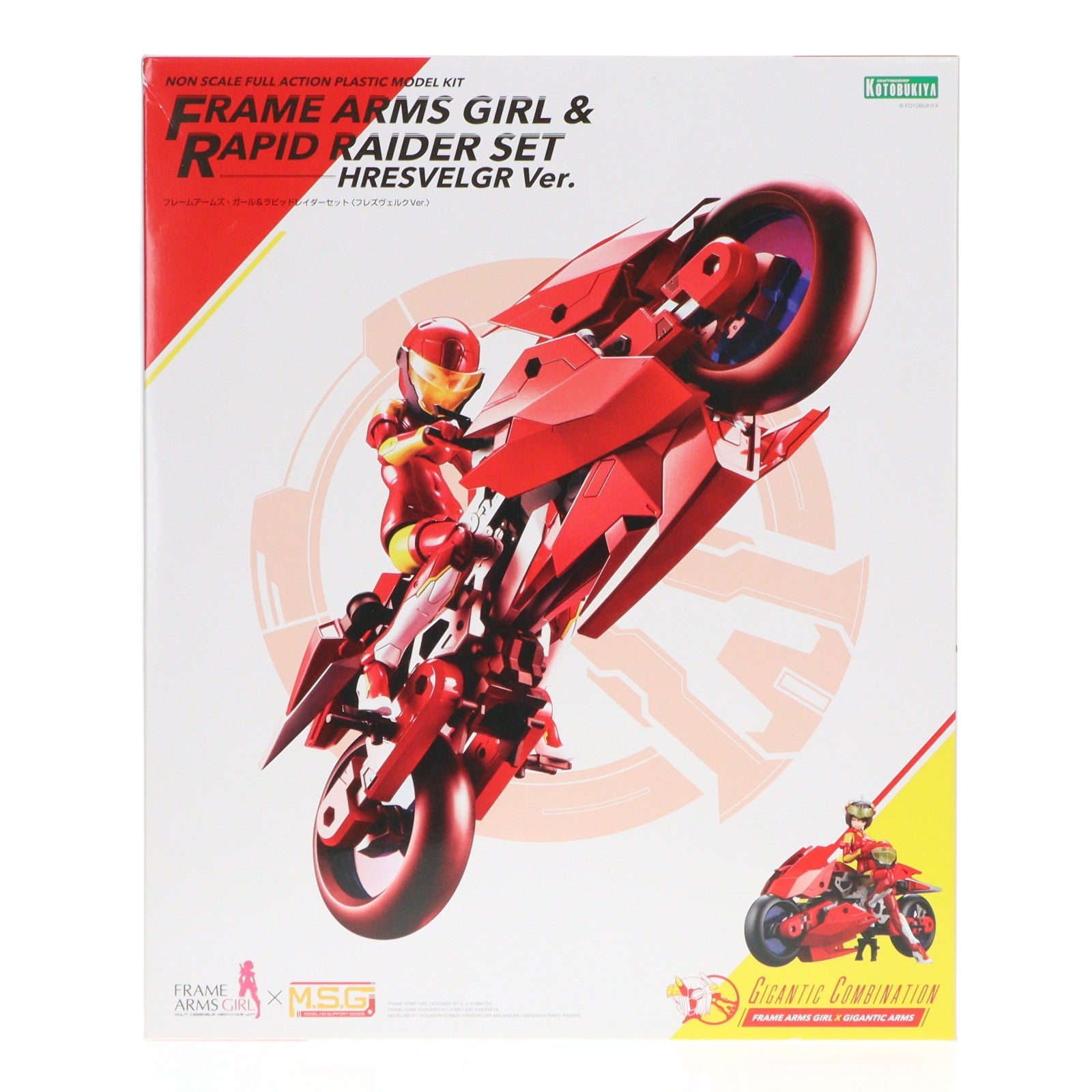 【中古即納】[PTM] フレームアームズ・ガール&ラピッドレイダーセット フレズヴェルクVer. プラモデル(FG048) コトブキヤ(20180825)