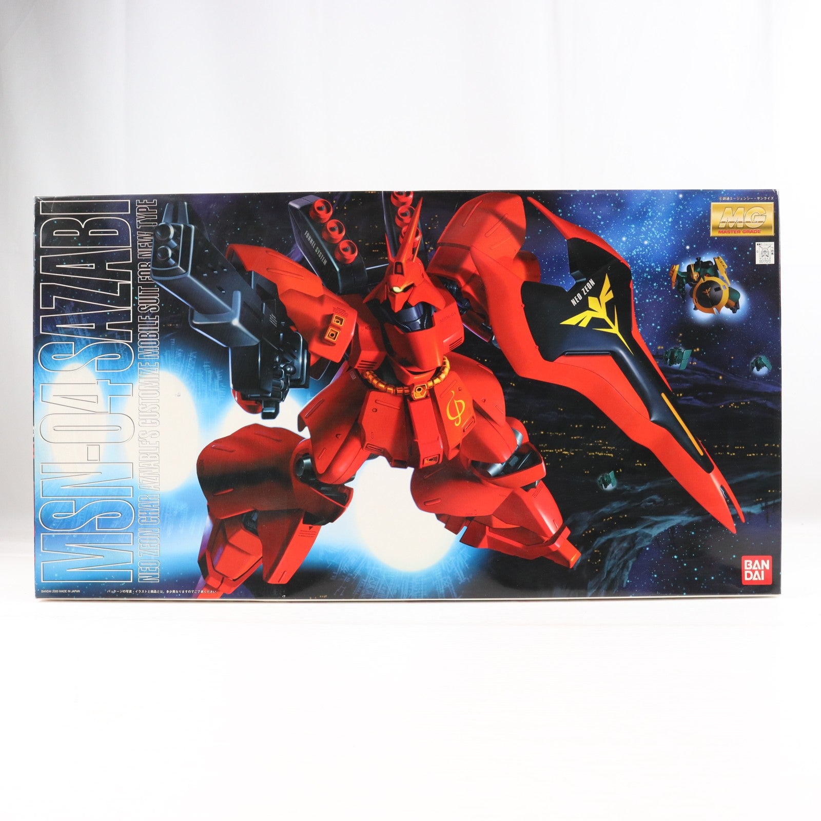 【中古即納】[PTM] MG 1/100 MSN-04 サザビー 機動戦士ガンダム 逆襲のシャア プラモデル(0077072) バンダイ(20170802)