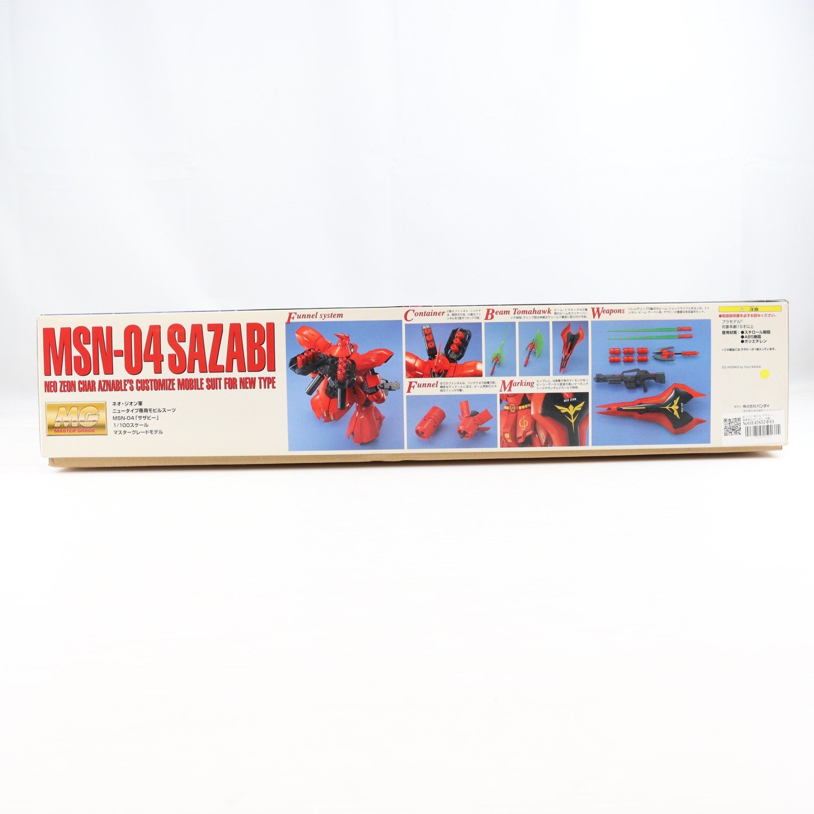 【中古即納】[PTM] MG 1/100 MSN-04 サザビー 機動戦士ガンダム 逆襲のシャア プラモデル(0077072) バンダイ(20170802)