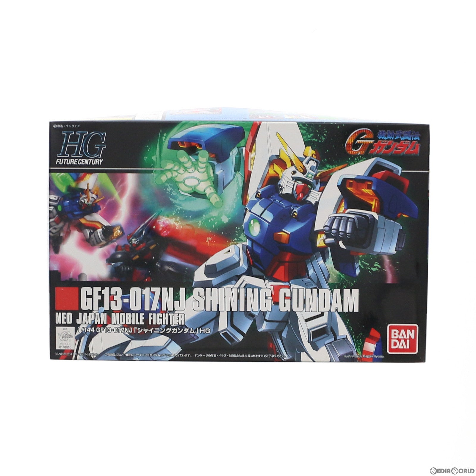 【中古即納】[PTM] HGFC 1/144 シャイニングガンダム 機動武闘伝Gガンダム プラモデル バンダイ(20180824)