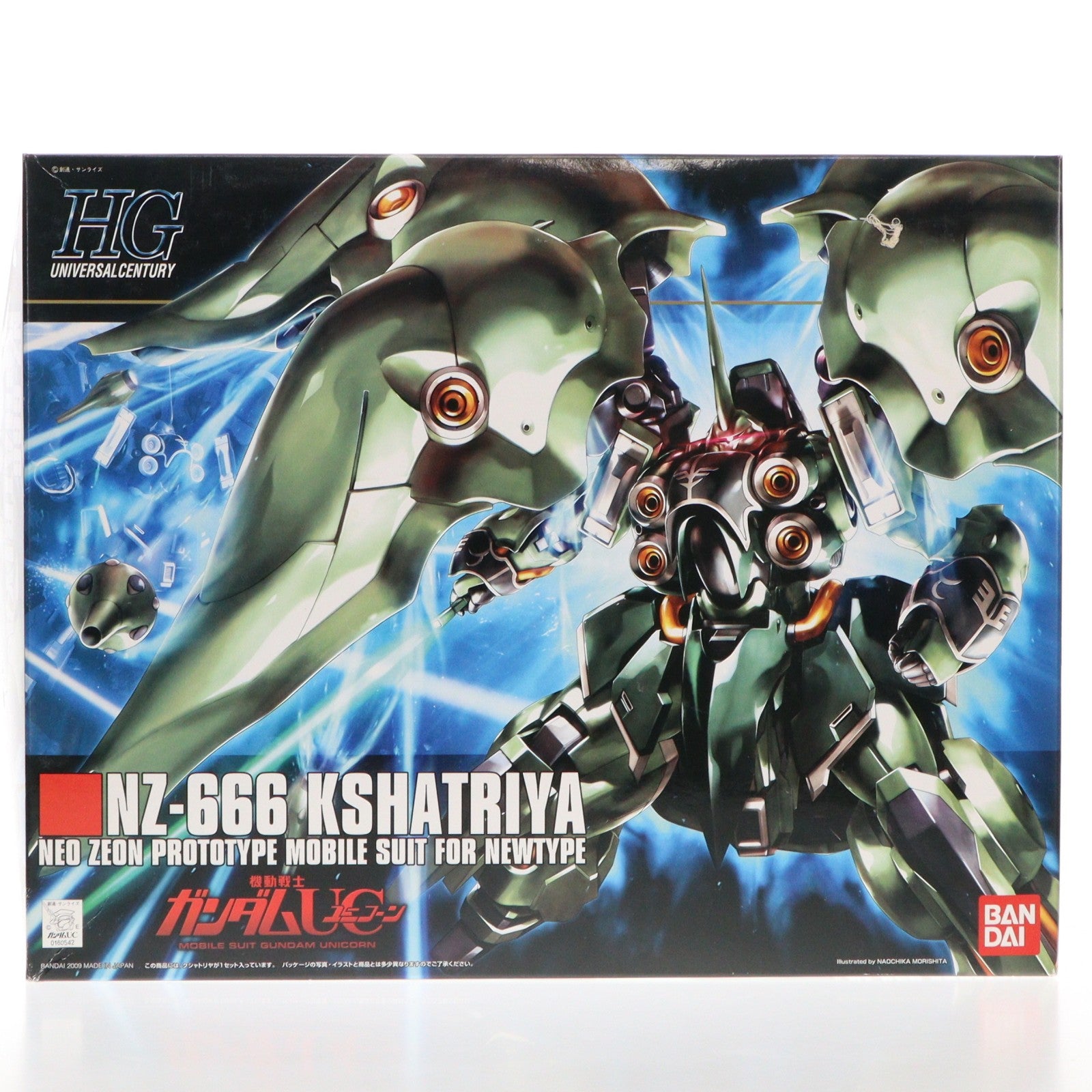 【中古即納】[PTM] HGUC 1/144 NZ-666 クシャトリヤ 機動戦士ガンダムUC(ユニコーン) プラモデル(0160542) バンダイ(20170610)