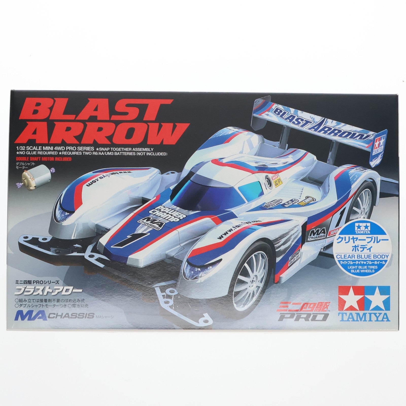 【中古即納】[PTM] ミニ四駆PROシリーズ 1/32 ブラストアロー クリヤーブルースペシャル イベント限定品 プラモデル(95217) タミヤ(19991231)