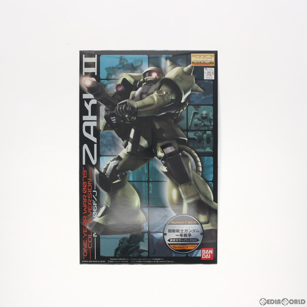 【中古即納】[PTM] MG 1/100 MS-06F/J ザクII 機動戦士ガンダム 一年戦争 設定カラーバージョン プラモデル(0134140) バンダイ(20050430)