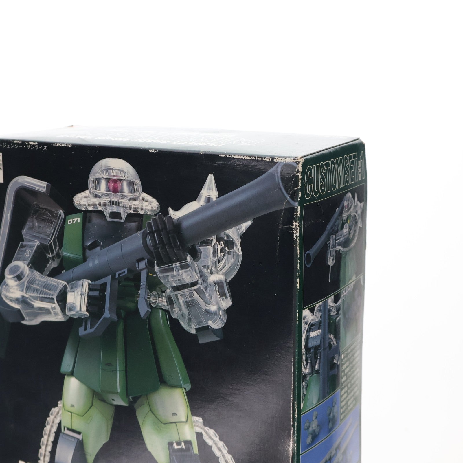 【中古即納】[PTM] PG 1/60 MS-06 ザクII カスタムセット#1(クリアーボディ&ウェポンズ) 機動戦士ガンダム プラモデル(0072571) バンダイ(19990531)