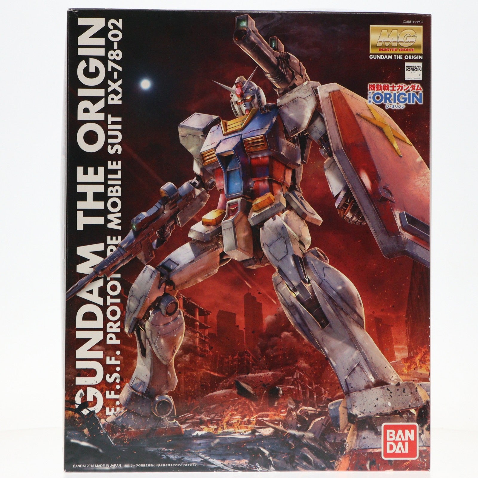 【中古即納】[PTM] MG 1/100 RX-78-02 ガンダム 機動戦士ガンダム THE ORIGIN(ジ・オリジン) プラモデル(0201314) バンダイ(20210615)