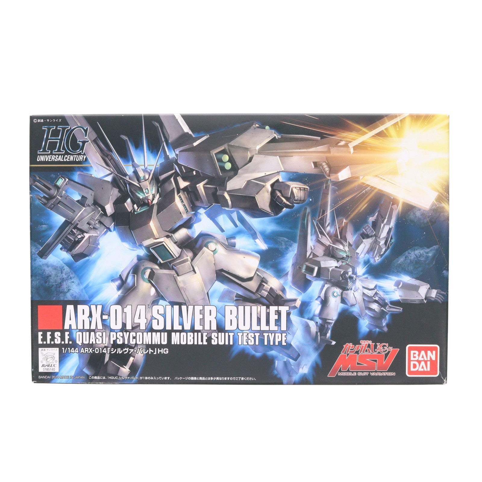 【中古即納】[PTM] HGUC 1/144 シルヴァ・バレト ARX-014 機動戦士ガンダムUC MSV プラモデル(0185140) バンダイ(20140201)