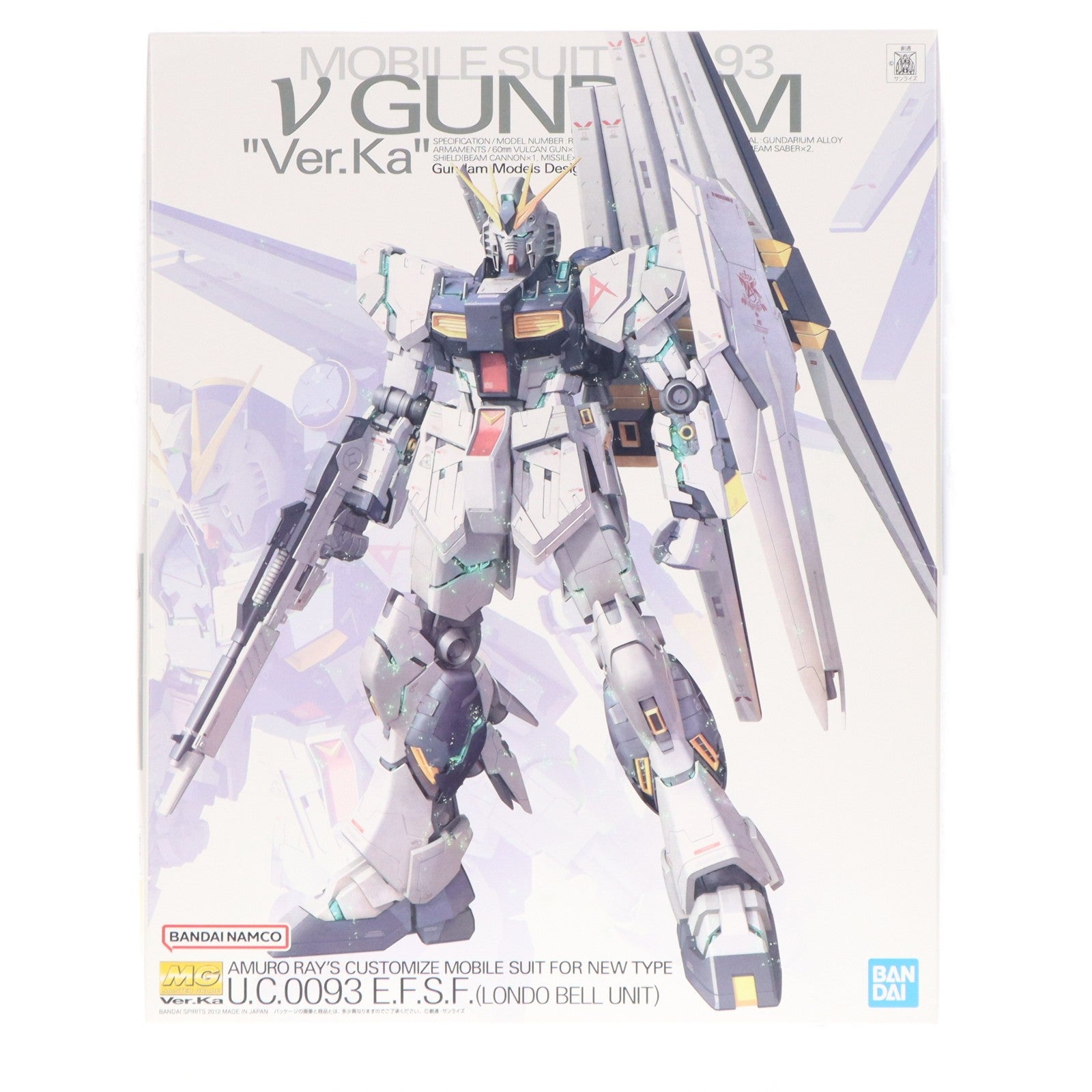 【中古即納】[PTM] MG 1/100 RX-93 νガンダム Ver.Ka 機動戦士ガンダム 逆襲のシャア プラモデル バンダイスピリッツ(20200926)