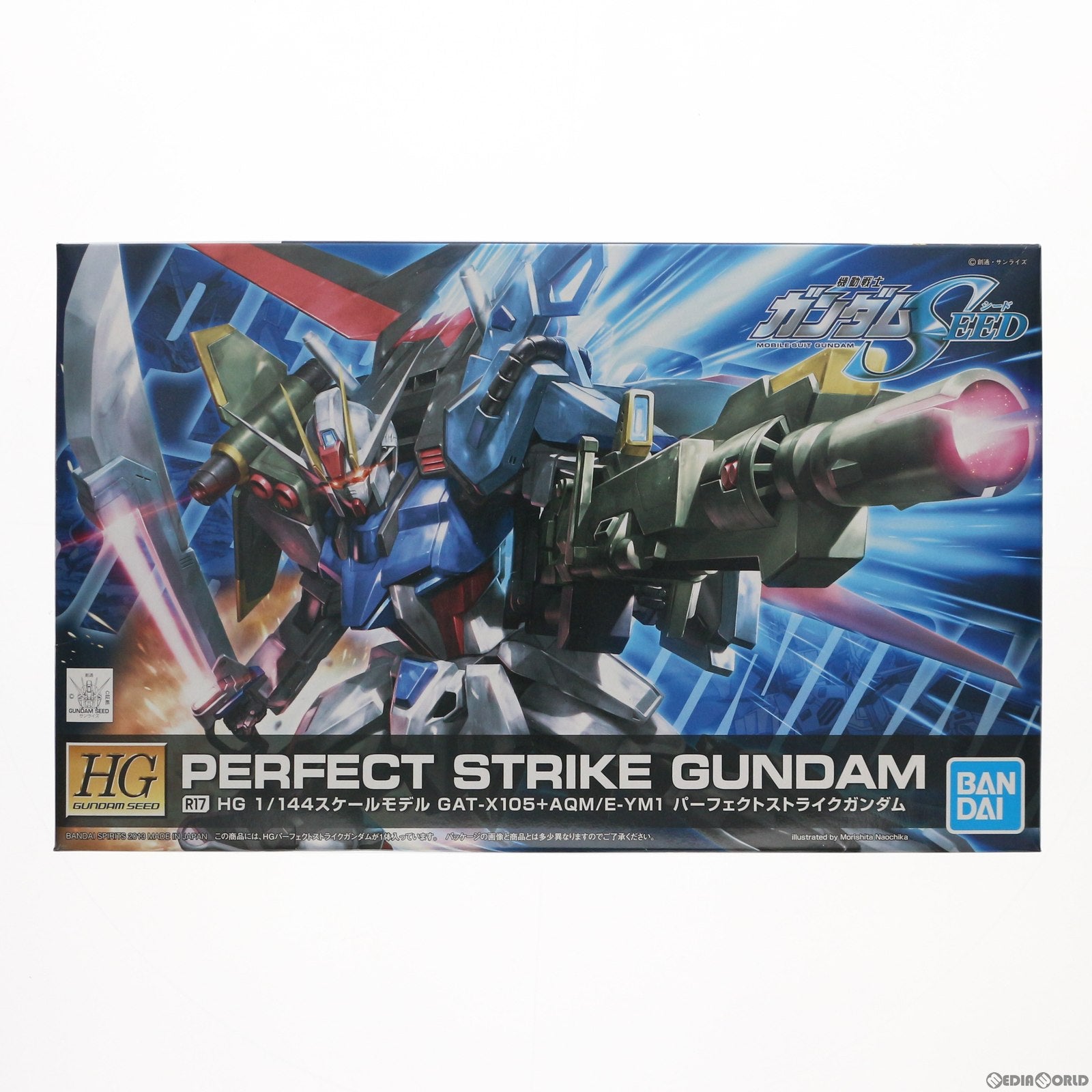 【中古即納】[PTM] HG 1/144 R17 GAT-X105+AQM/E-YM1 パーフェクトストライクガンダム 機動戦士ガンダムSEED プラモデル バンダイスピリッツ(20180430)