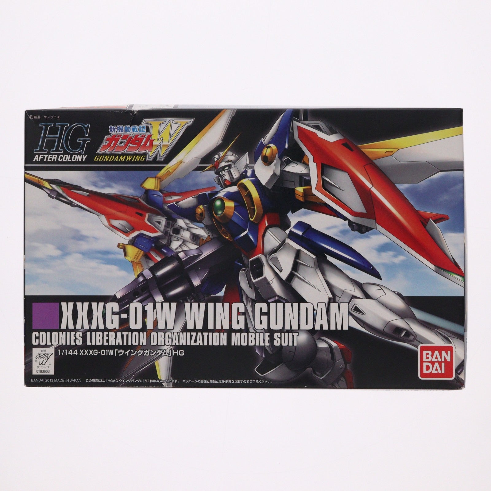 【中古即納】[PTM] HGAC 1/144 XXXG-01W ウイングガンダム 新機動戦記ガンダムW(ウイング) プラモデル(0183663) バンダイ(20180615)