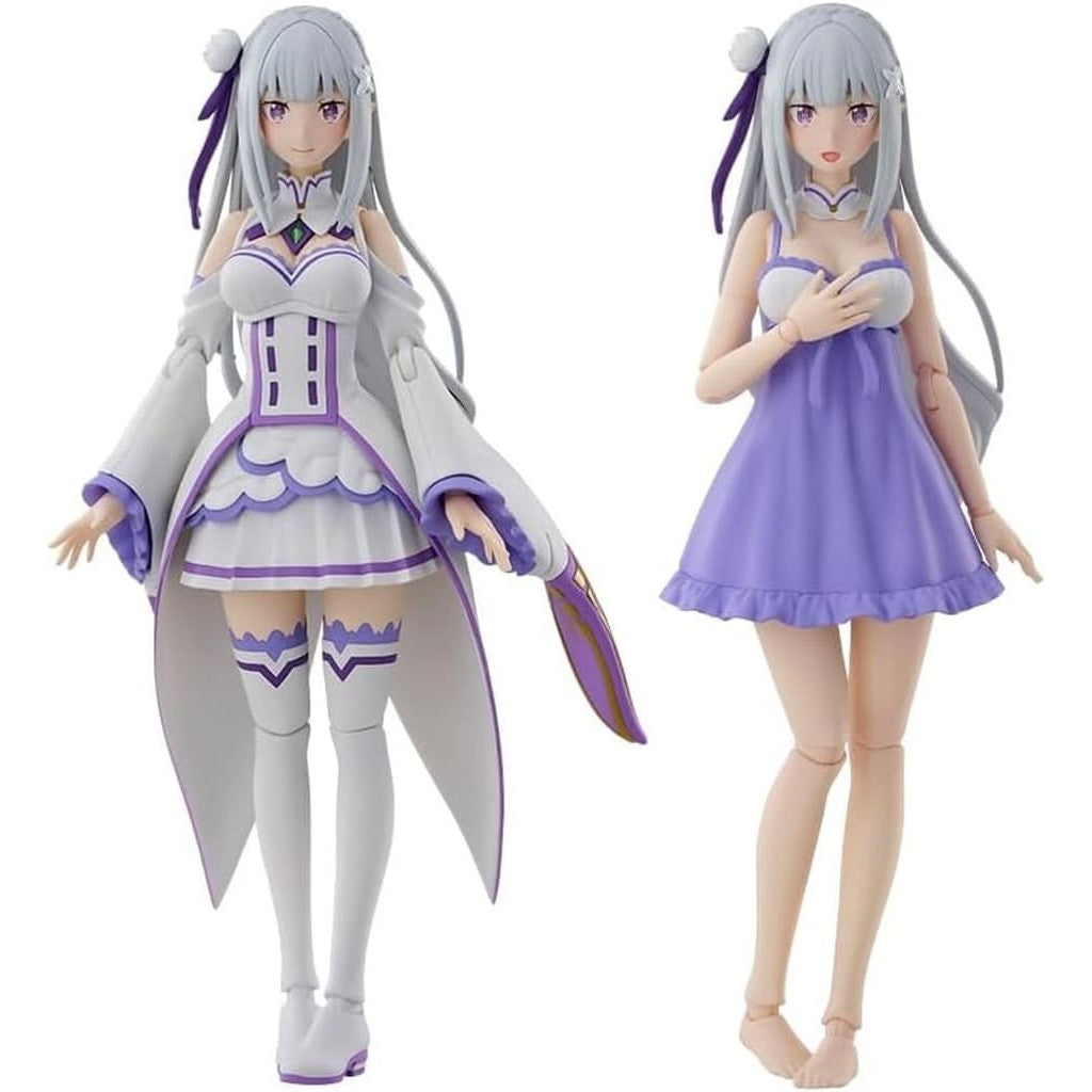 【中古即納】[PTM] KADOKAWA PLASTIC MODEL SERIES エミリア DX ver. Re:ゼロから始める異世界生活 プラモデル KADOKAWA(カドカワ)(20260313)